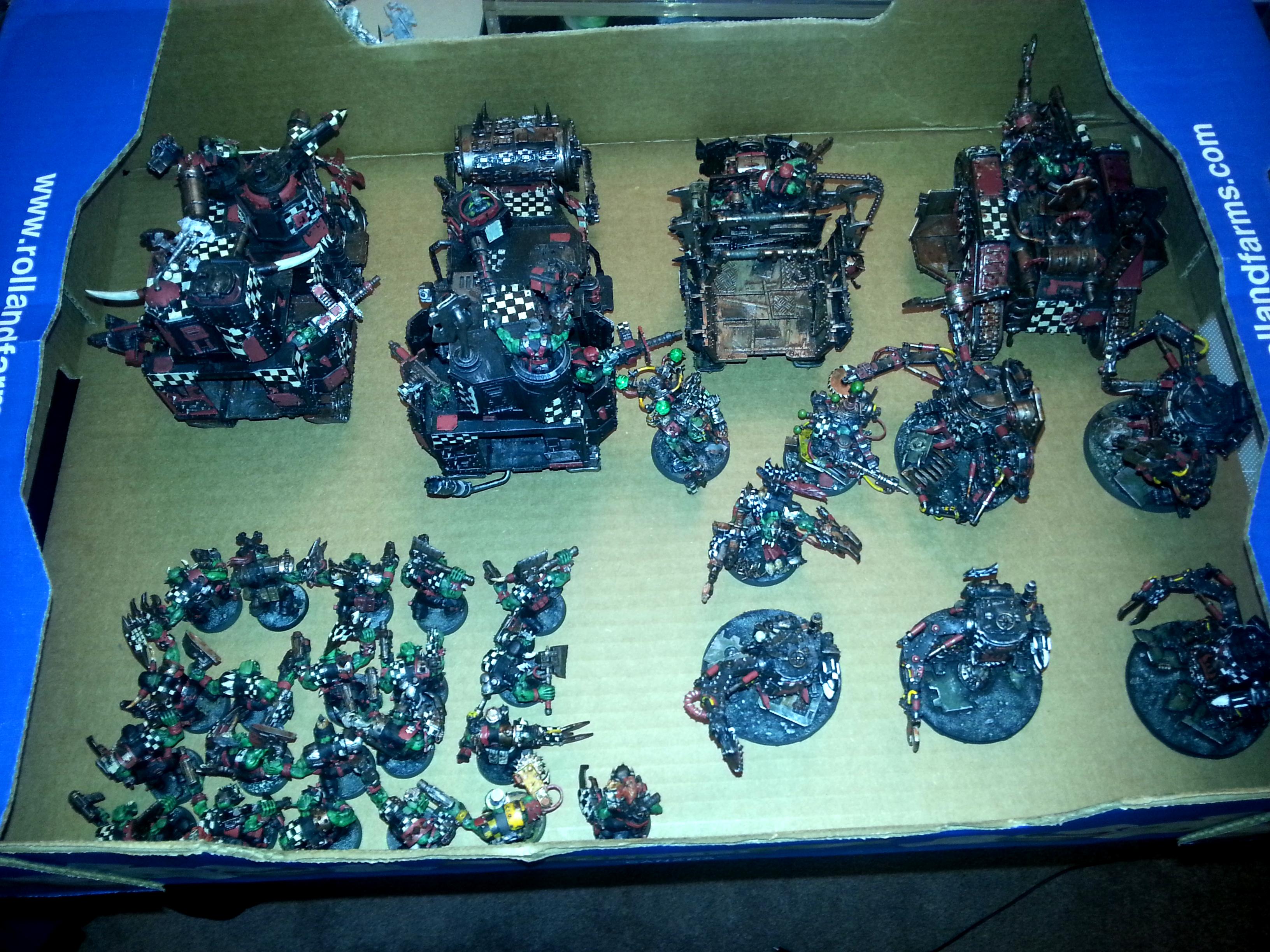 Battle, Looted Wagon, Trukk, Killaz, Nobz, Dreaknoughts