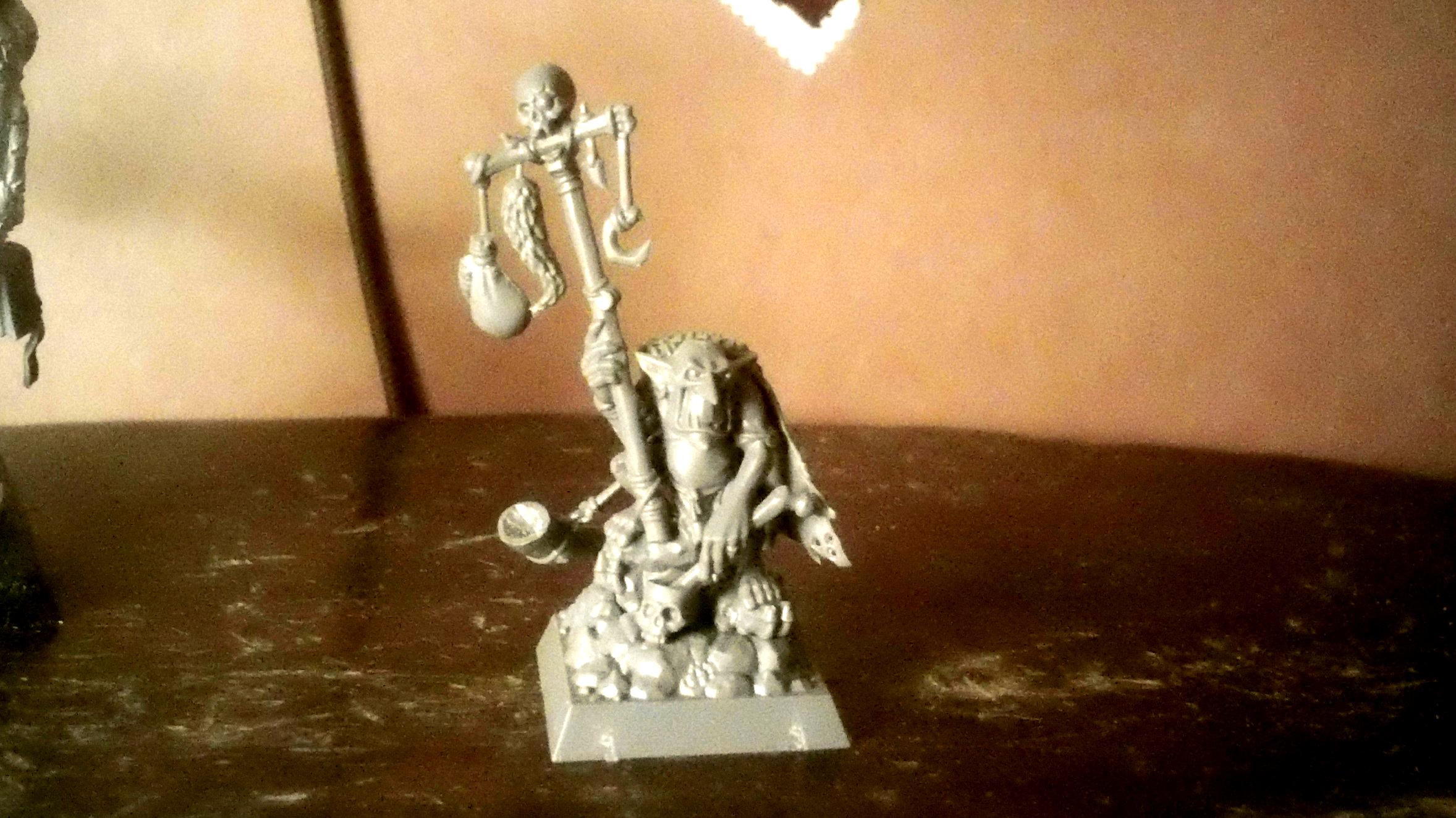 Conversion, Goblin Shaman, Goblins, Shaman, Warhammer Fantasy, Work In Progress