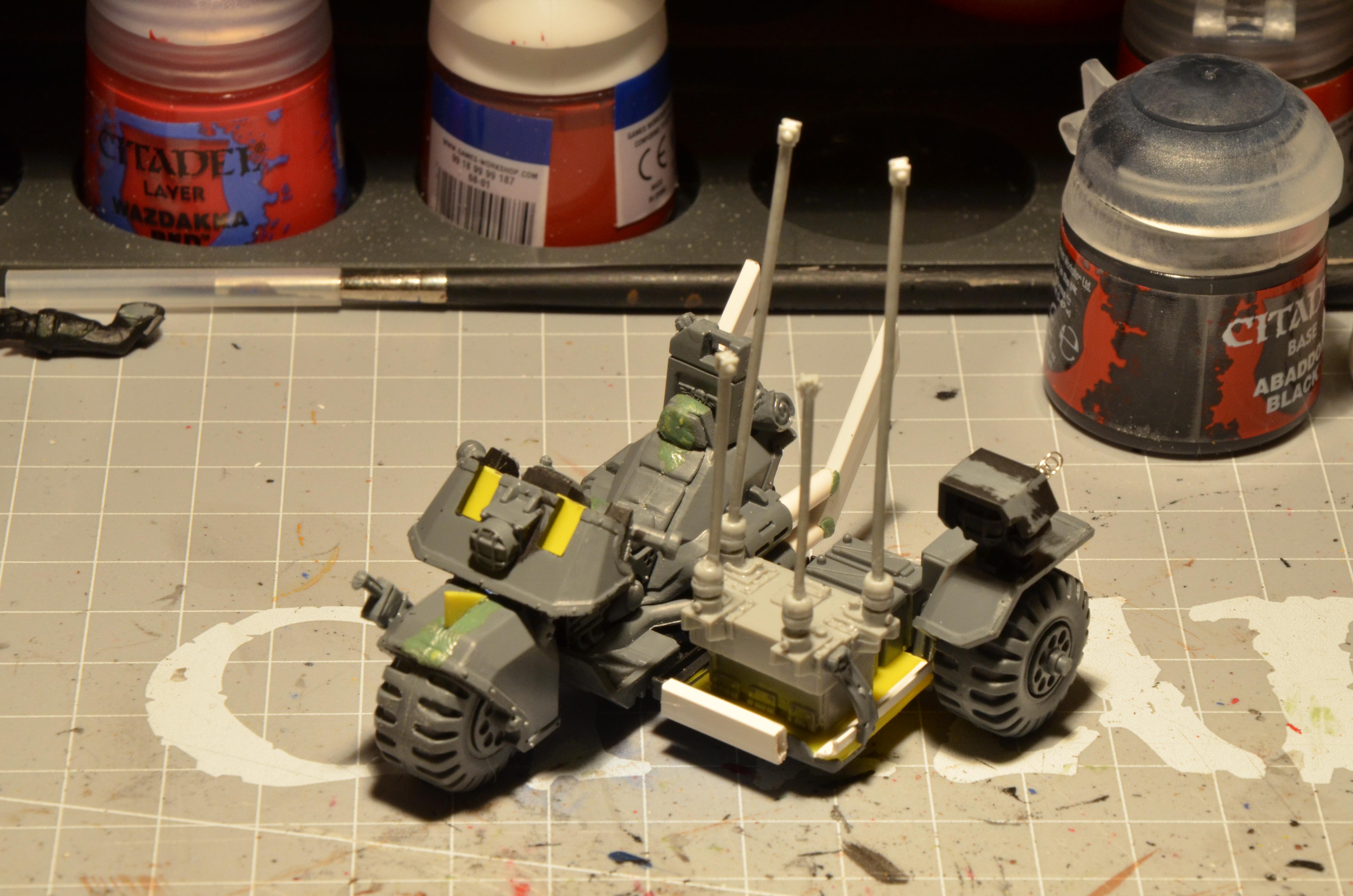 Bike, Communication, Headquarters, Imperial Guard, Thanatos, Trike, Vox-caster
