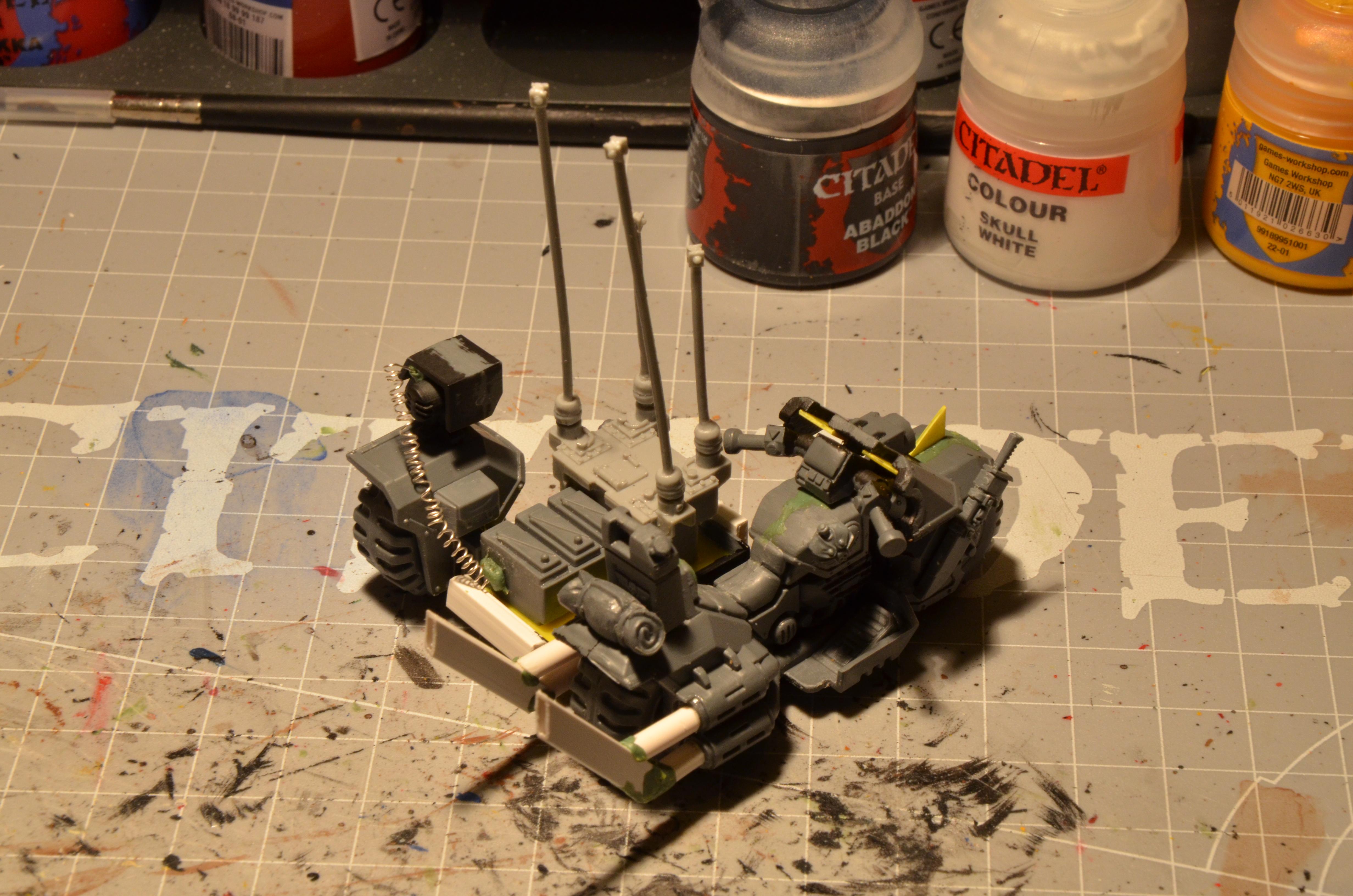 Bike, Communication, Headquarters, Imperial Guard, Thanatos, Trike, Vox-caster