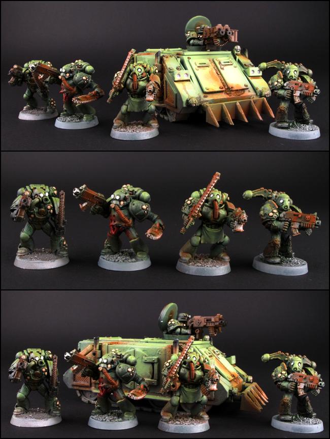 Conversion, Nurgle, Scratch, Space Marines