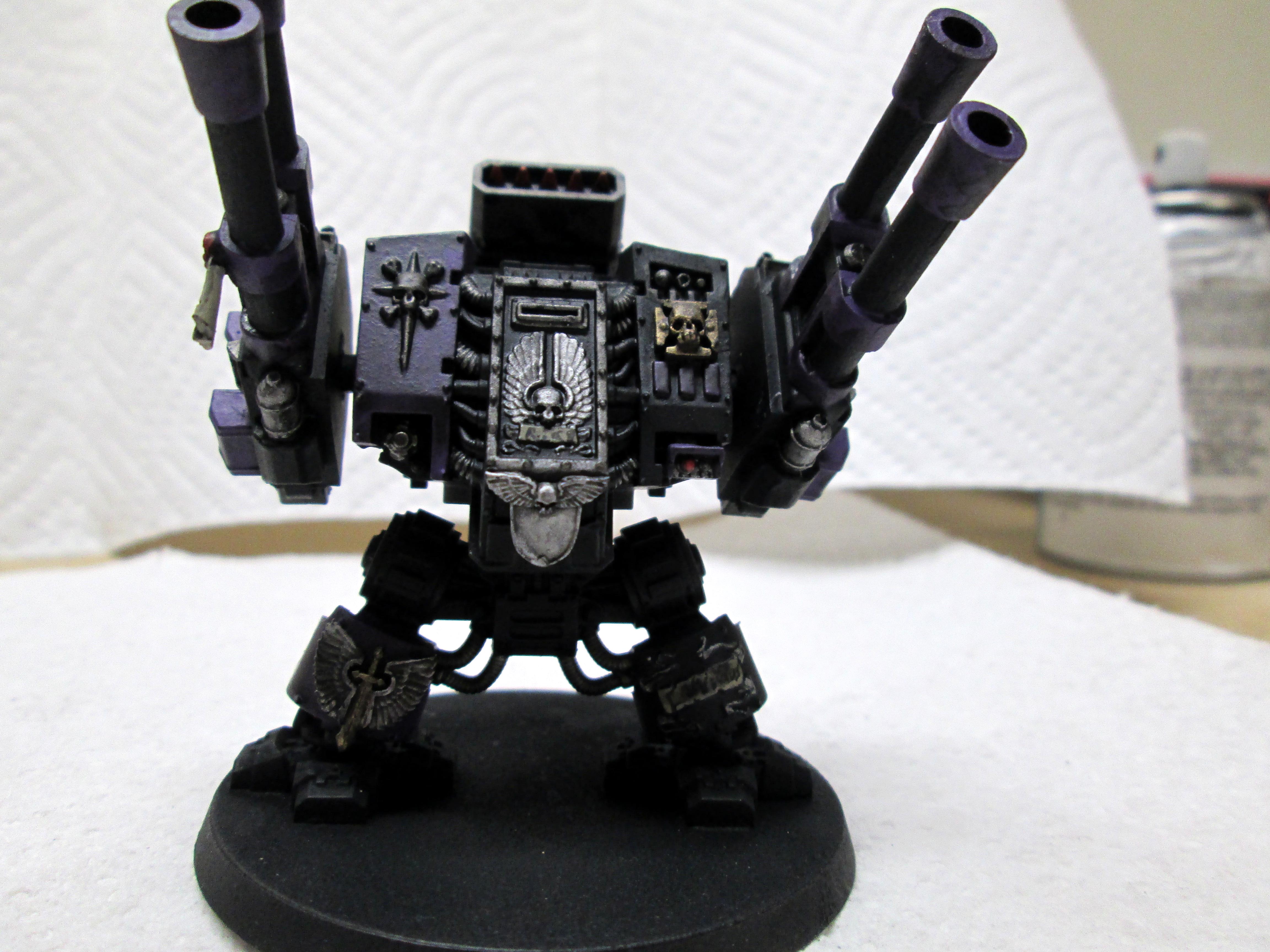 Assault On Black Reach, Conversion, Critique, Custom, Dreadnought, Finished, Minis, Mortis, Mortis Dreadnought, Painted, Space Marines, Warhammer 40,000