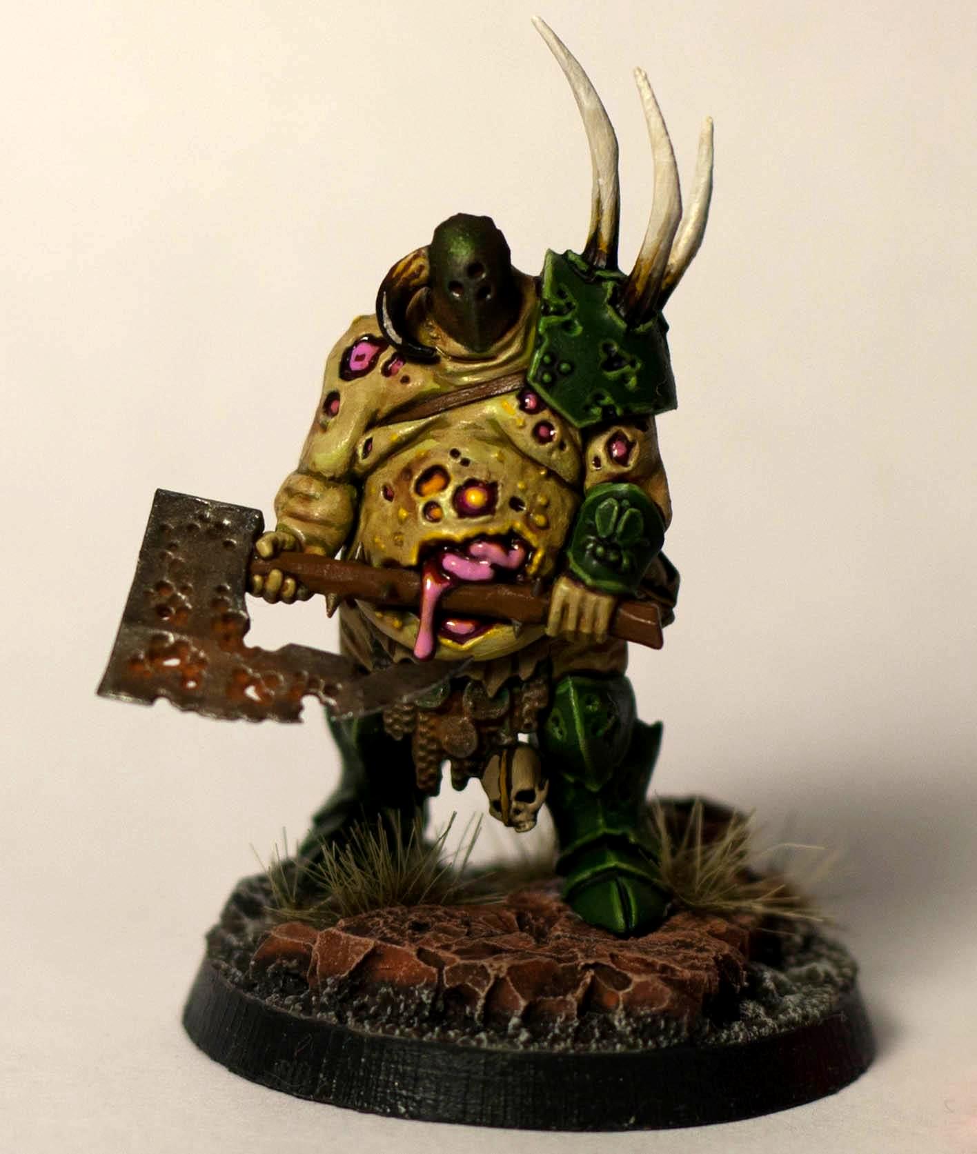 Chaos, Custom, Lord, Nurgle, Warhammer 40,000