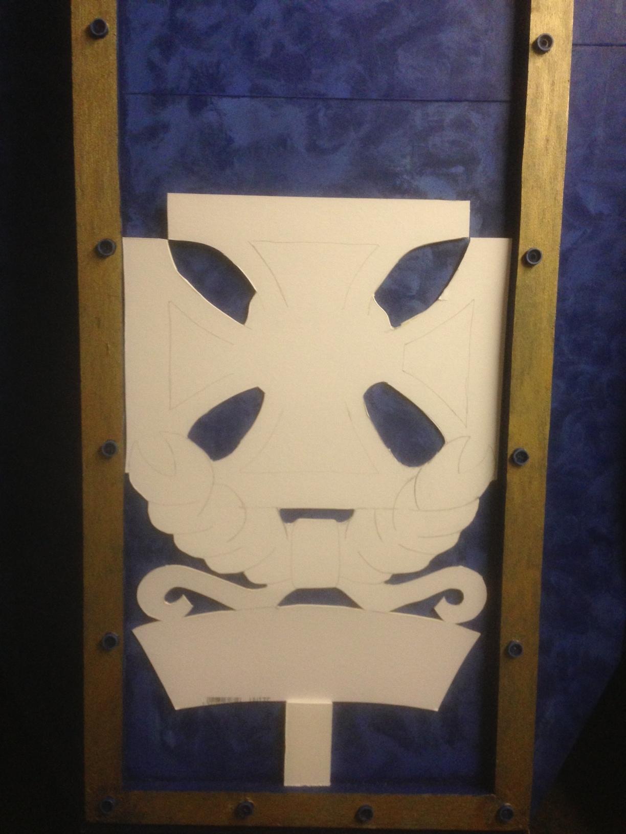 This is how big it is and how it will fit. I will make it 3D so should look good when done