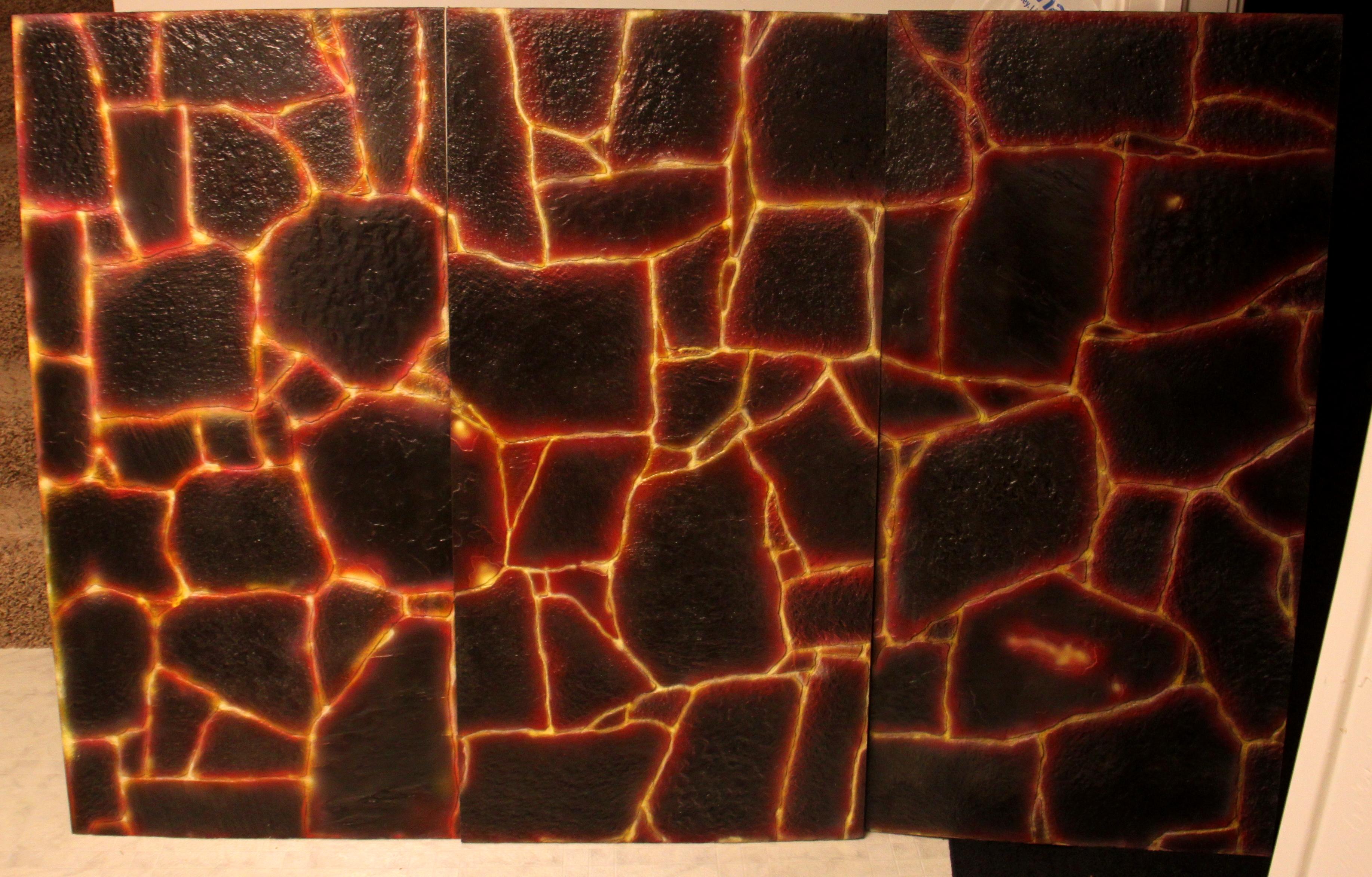 Board, Lava, Terrain, Volcanic