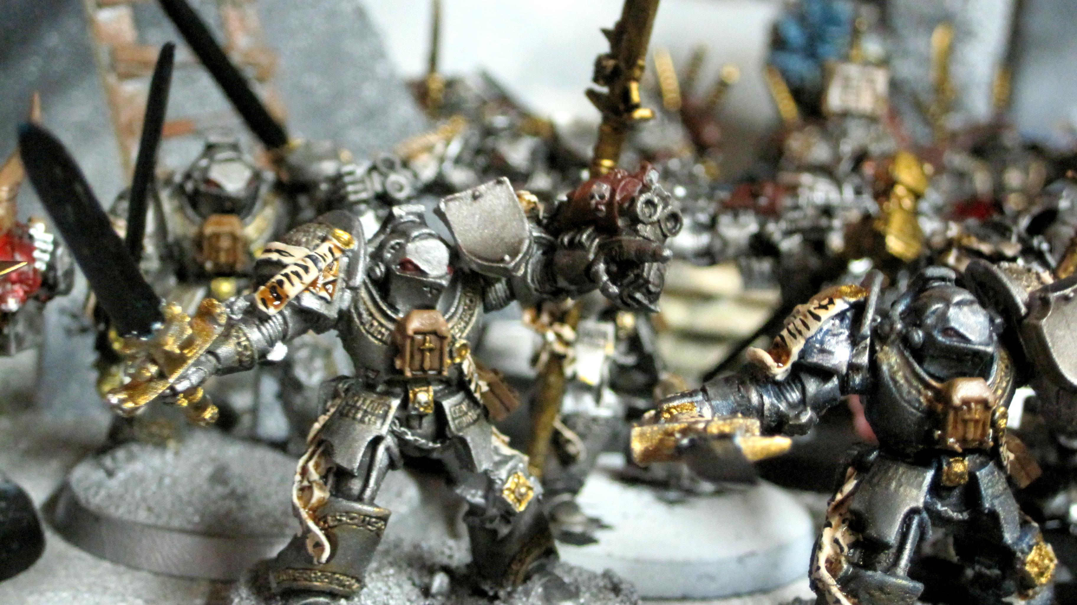 Crowe, Dread Knight, Grey Knights, Karamazov, Payne, Propainted