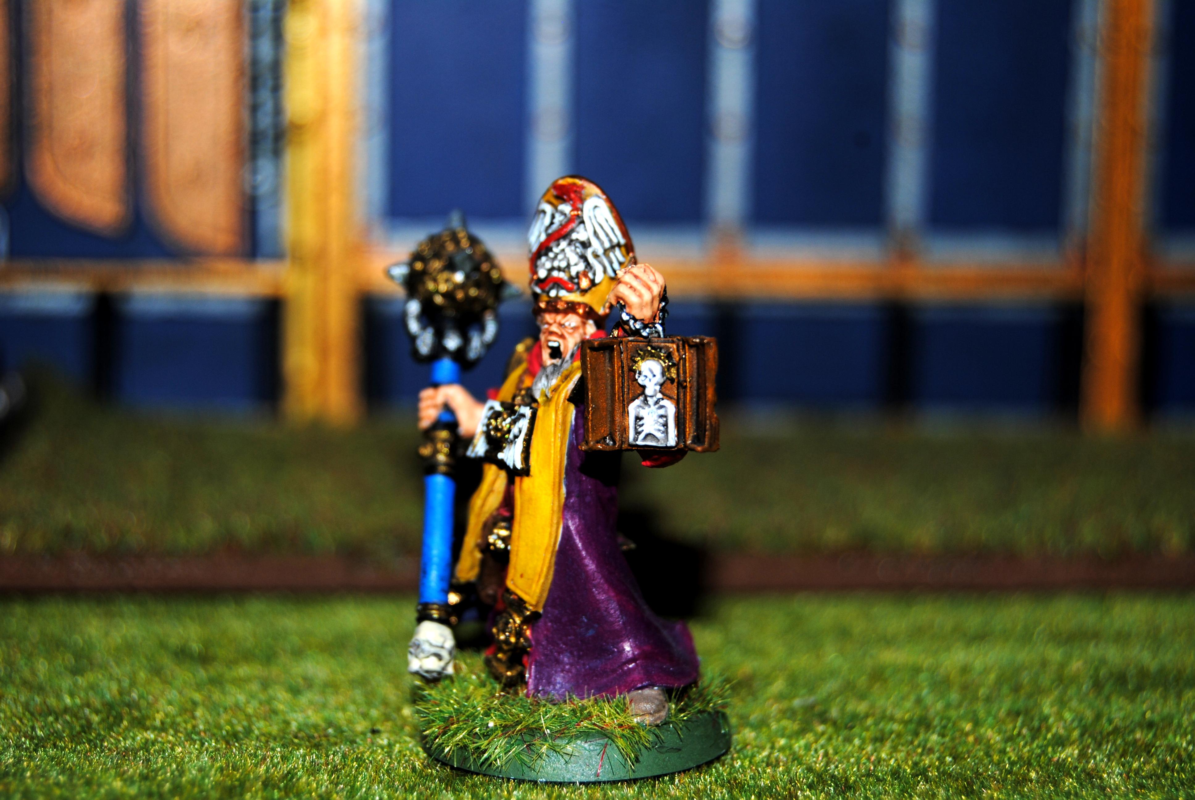 Adepta Sororitas, Confessor, Kyrinov, Mace Of Valaan, Sisters Of Battle