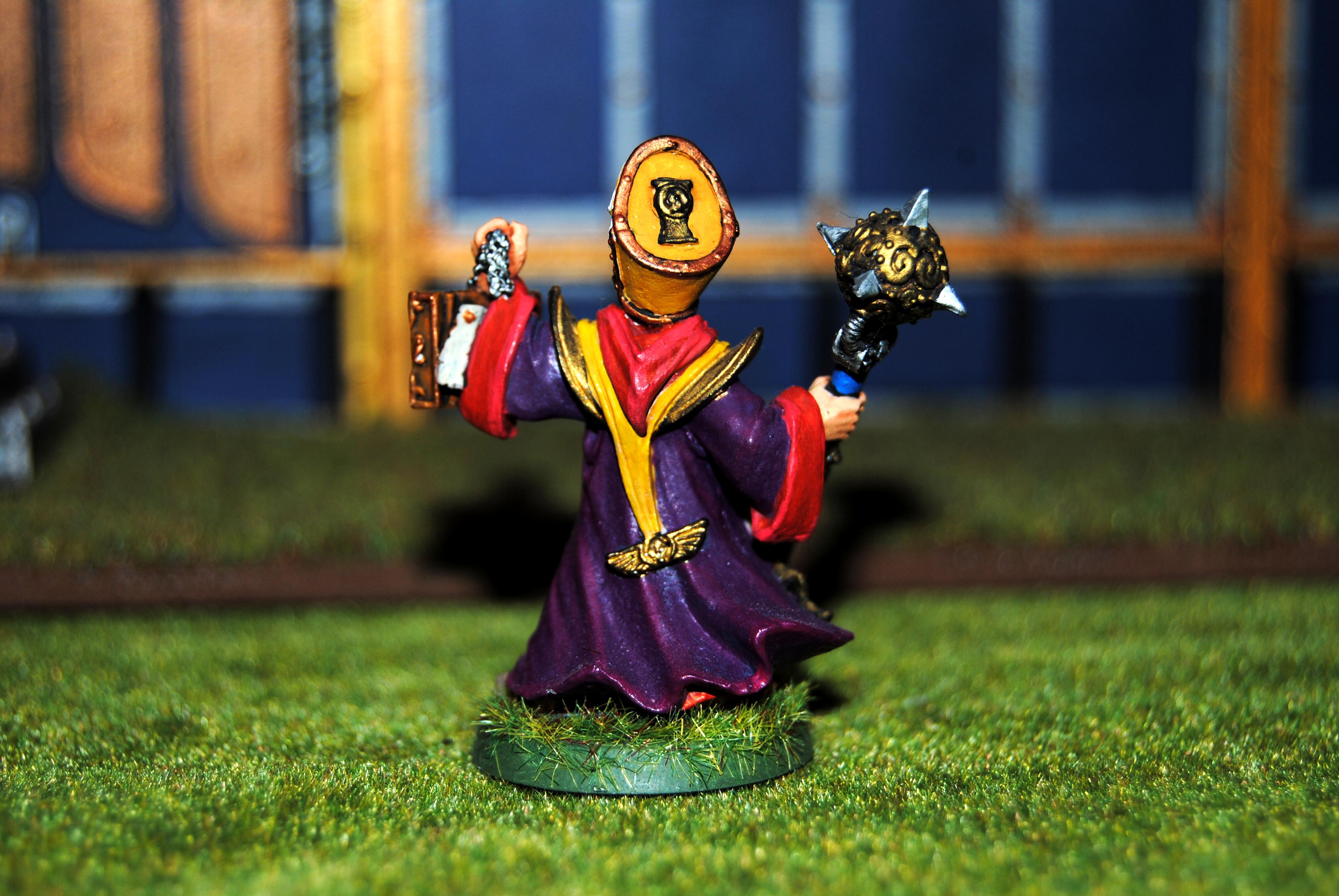 Adepta Sororitas, Confessor, Kyrinov, Mace Of Valaan, Sisters Of Battle