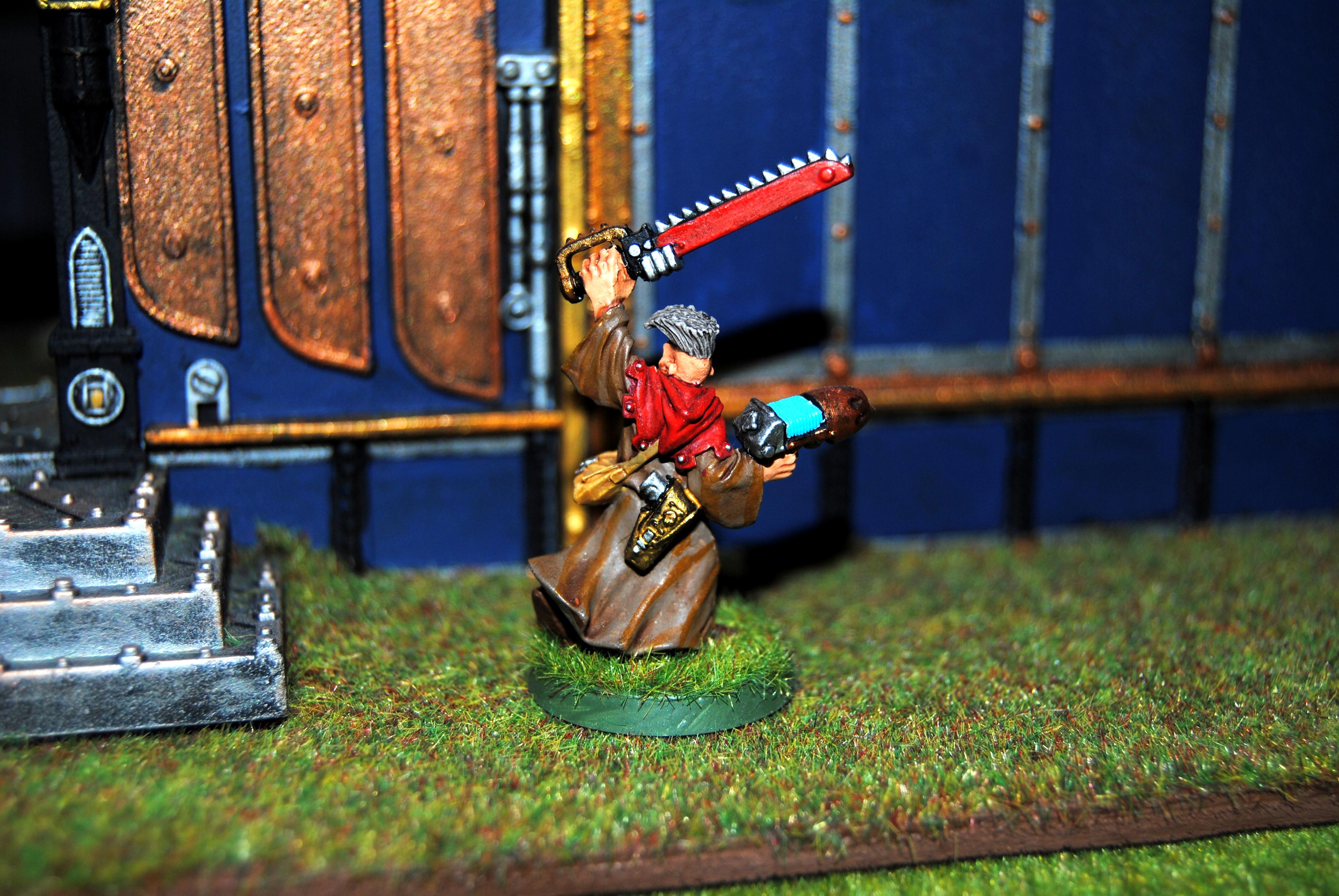 Adepta Sororitas, Chainsword, Plasma Pistol, Priest