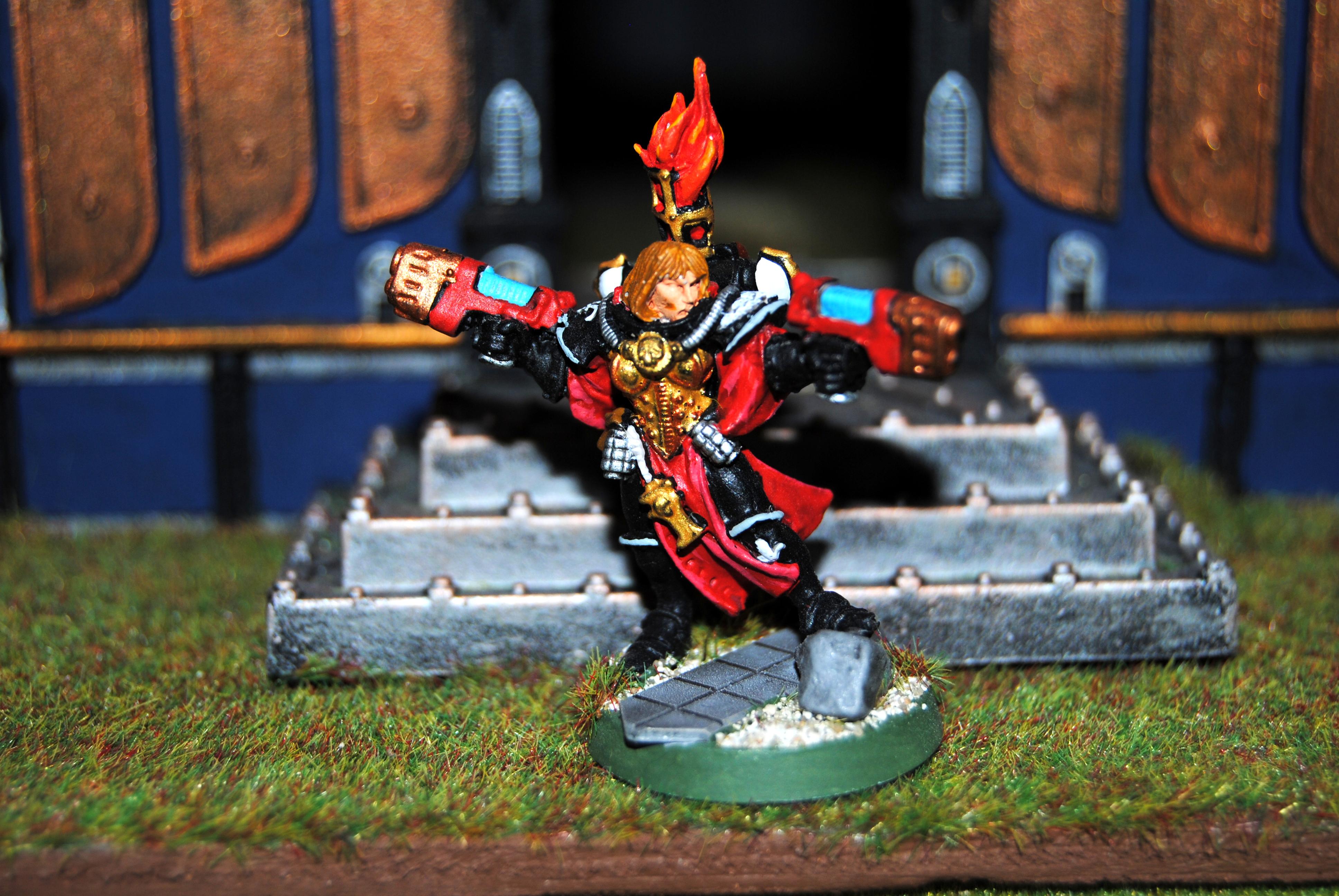 Adepta Sororitas, Canoness, Gunslinger, Plasma Pistol, Sisters Of Battle