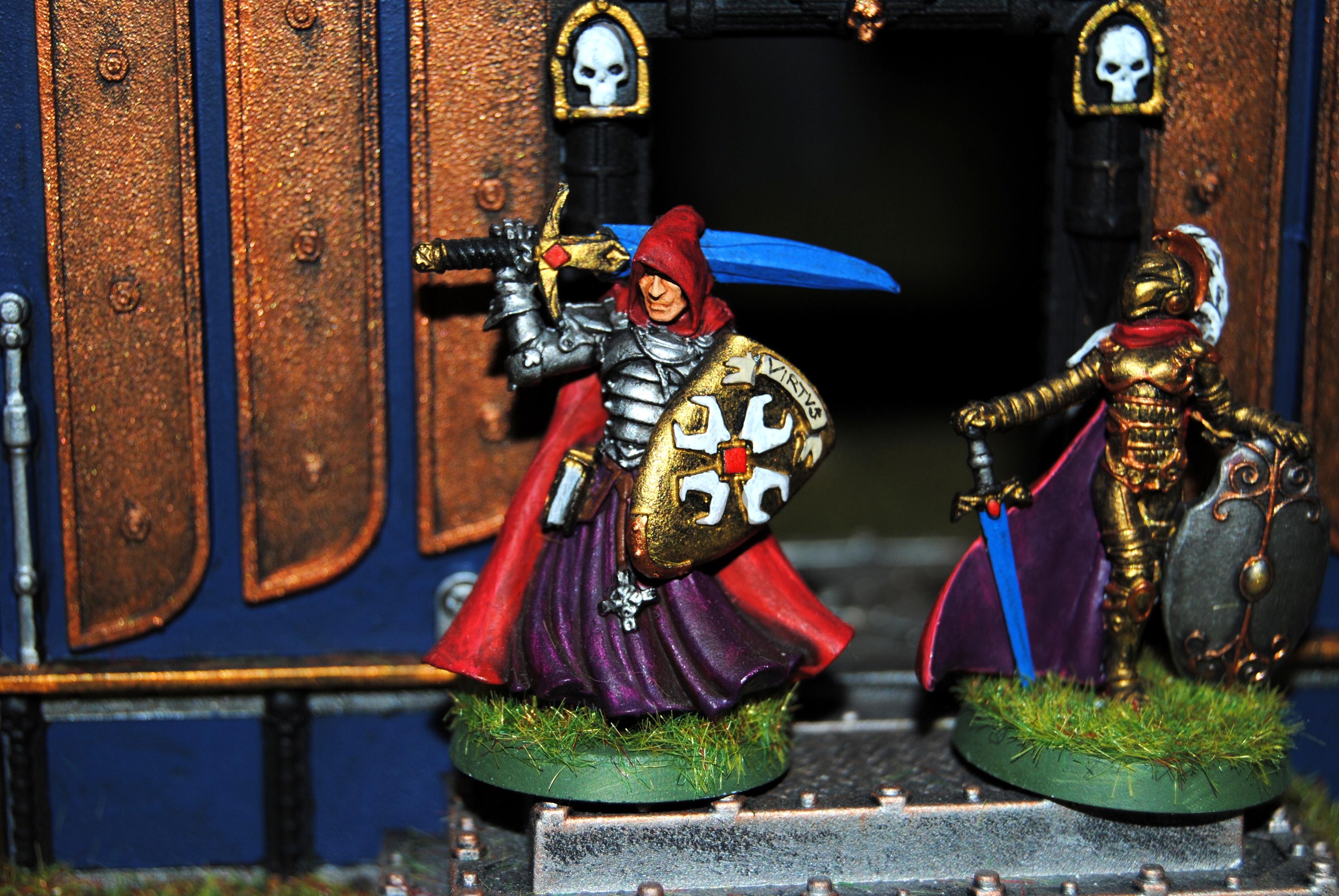 Adepta Sororitas, Crusader, Power Sword, Reaper Minis, Sisters Of Battle