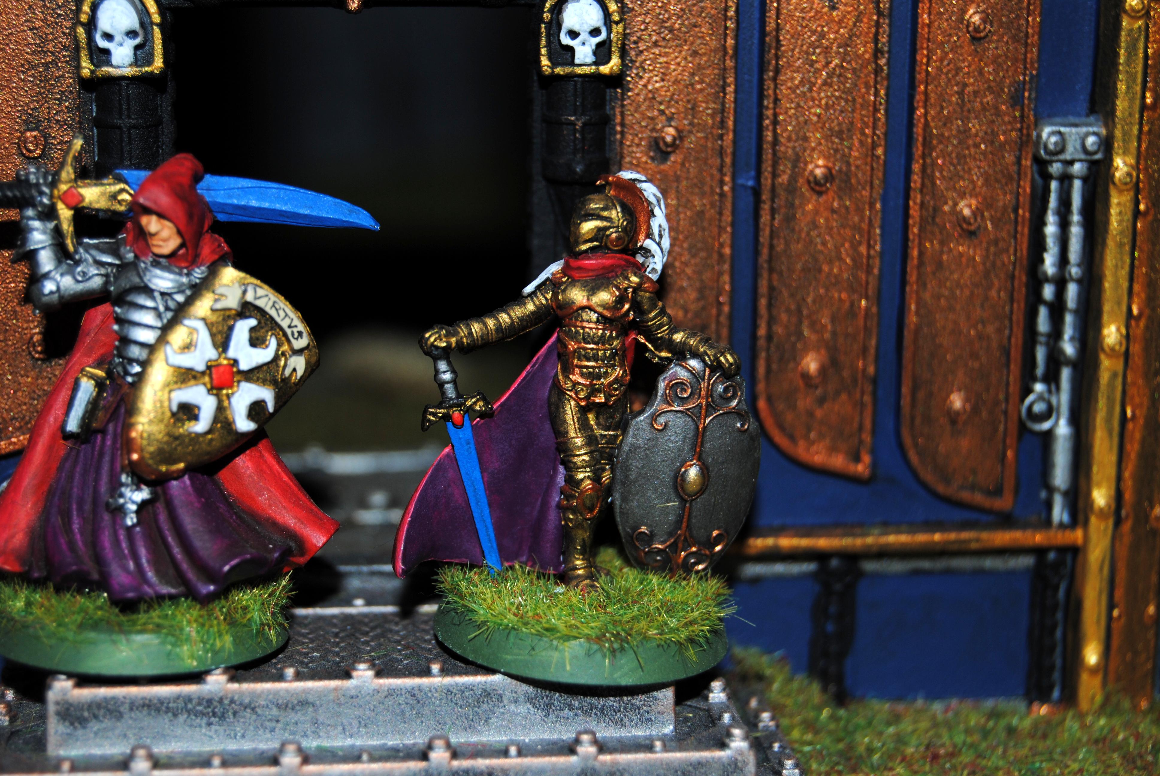 Adepta Sororitas, Crusader, Power Sword, Reaper Minis, Sisters Of Battle