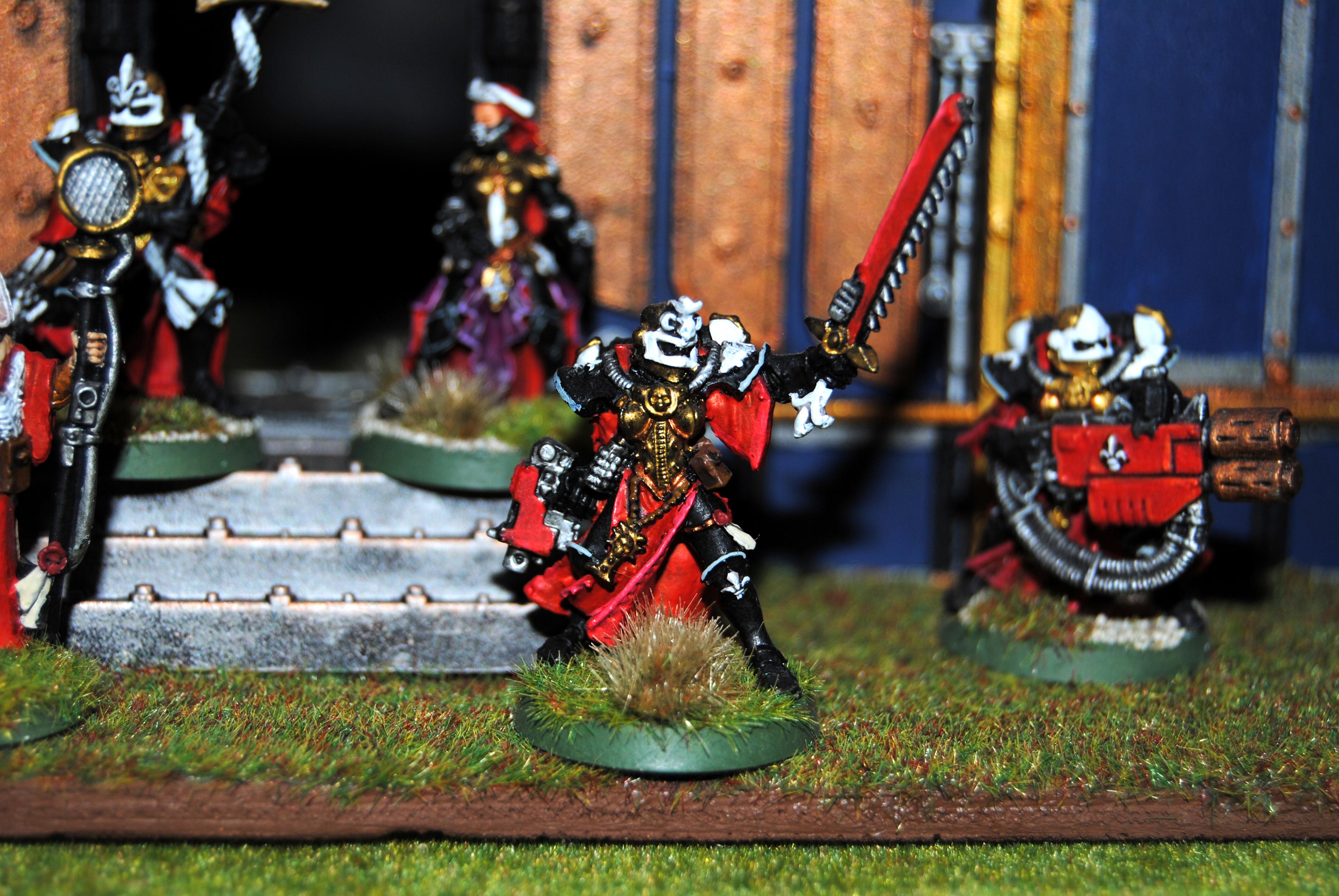 Adepta Sororitas, Celestian, Chainsword, Command Squad, Sisters Of Battle, Stormbolter