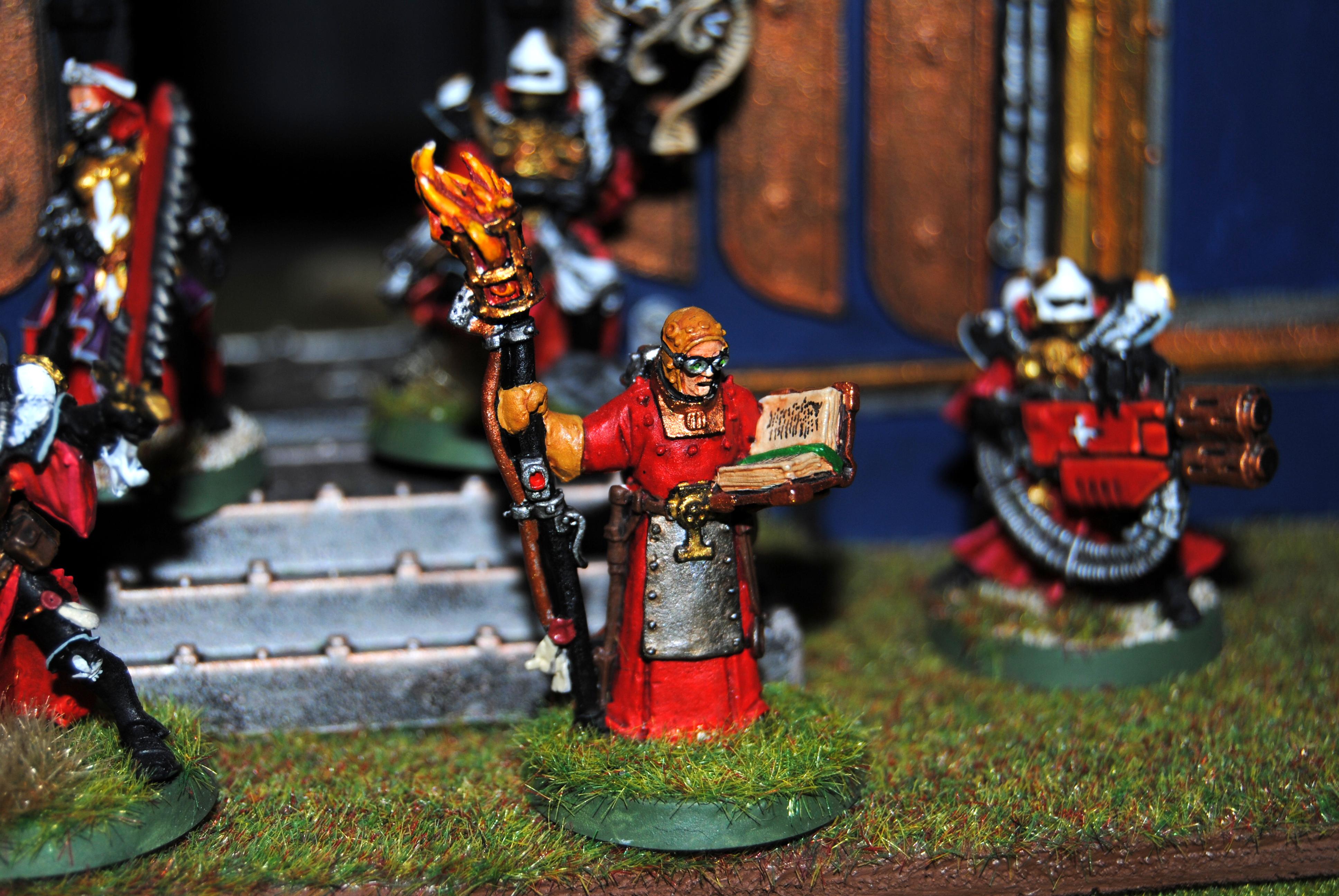 Adepta Sororitas, Command Squad, Multi-melta, Simulacrum Imperialis, Sister Dialogus, Sister Hospitaler, Sisters Of Battle, Standard Bearer