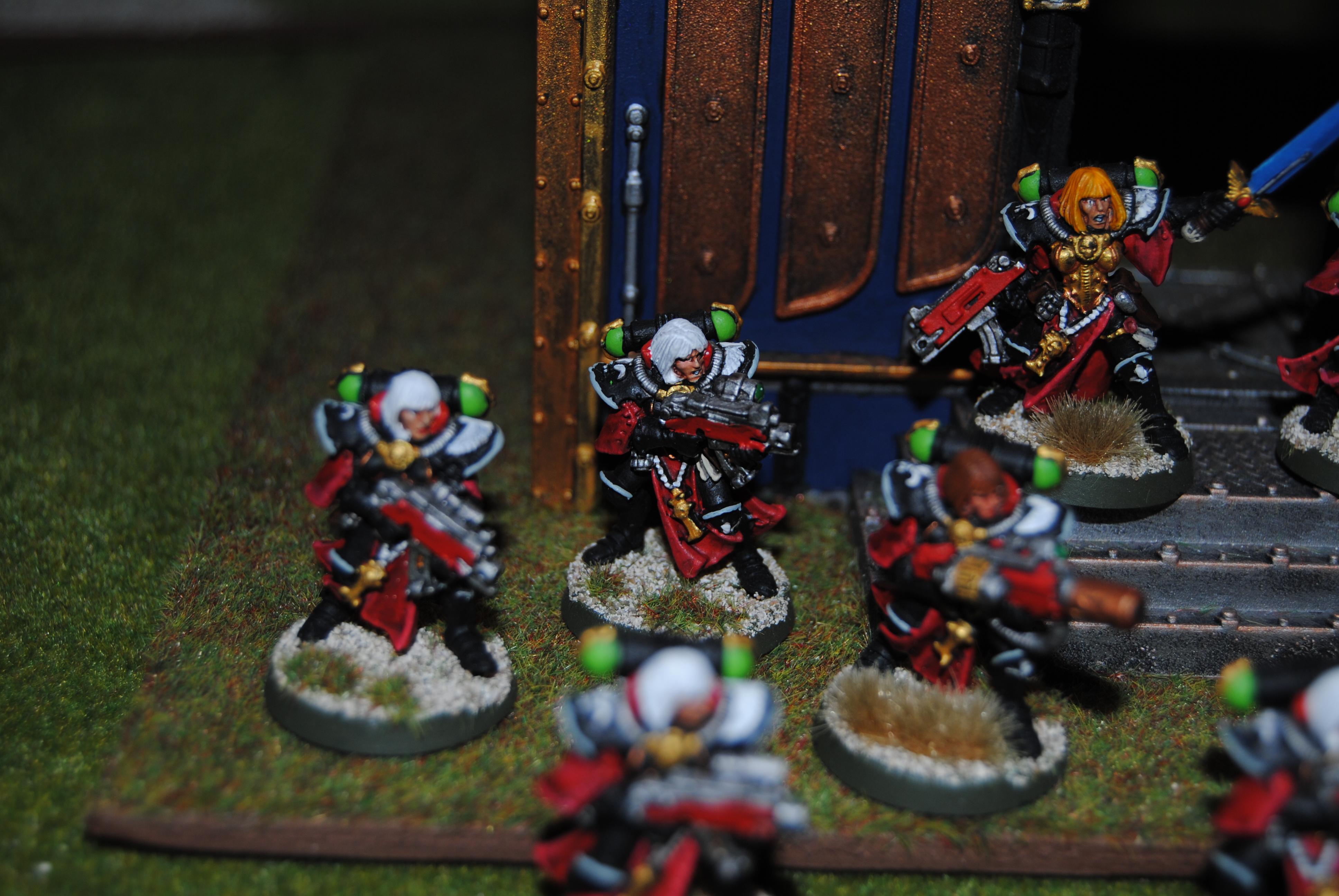 Adepta Sororitas, Battle Sister Squad, Flamer, Heavy Flamer, Meltagun, Sisters Of Battle, Veteran Sister Superior