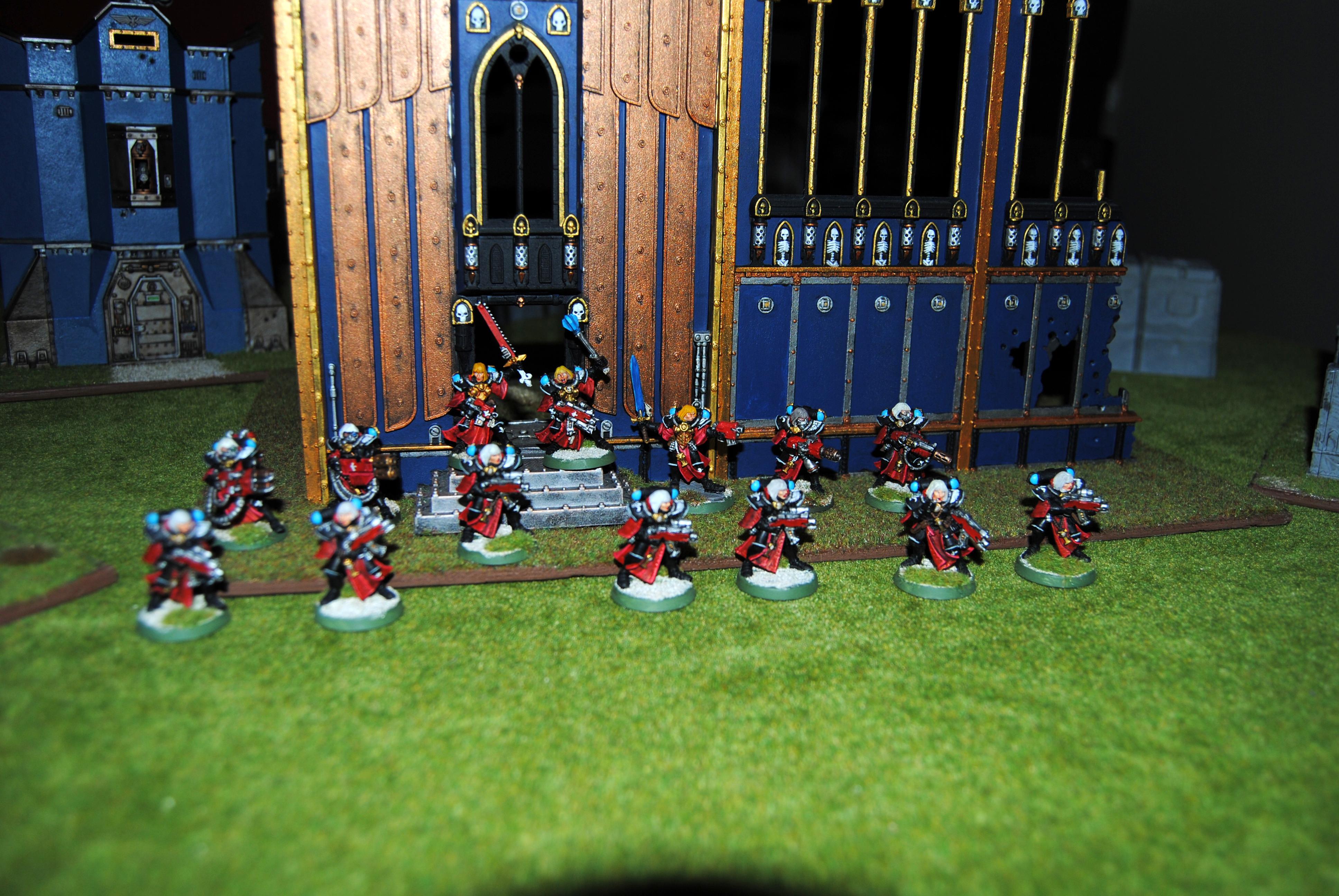 Adepta Sororitas, Battle Sisters Squad, Flamer, Heavy Flamer, Meltagun, Multi-melta, Sisters Of Battle, Veteran Sister Superior