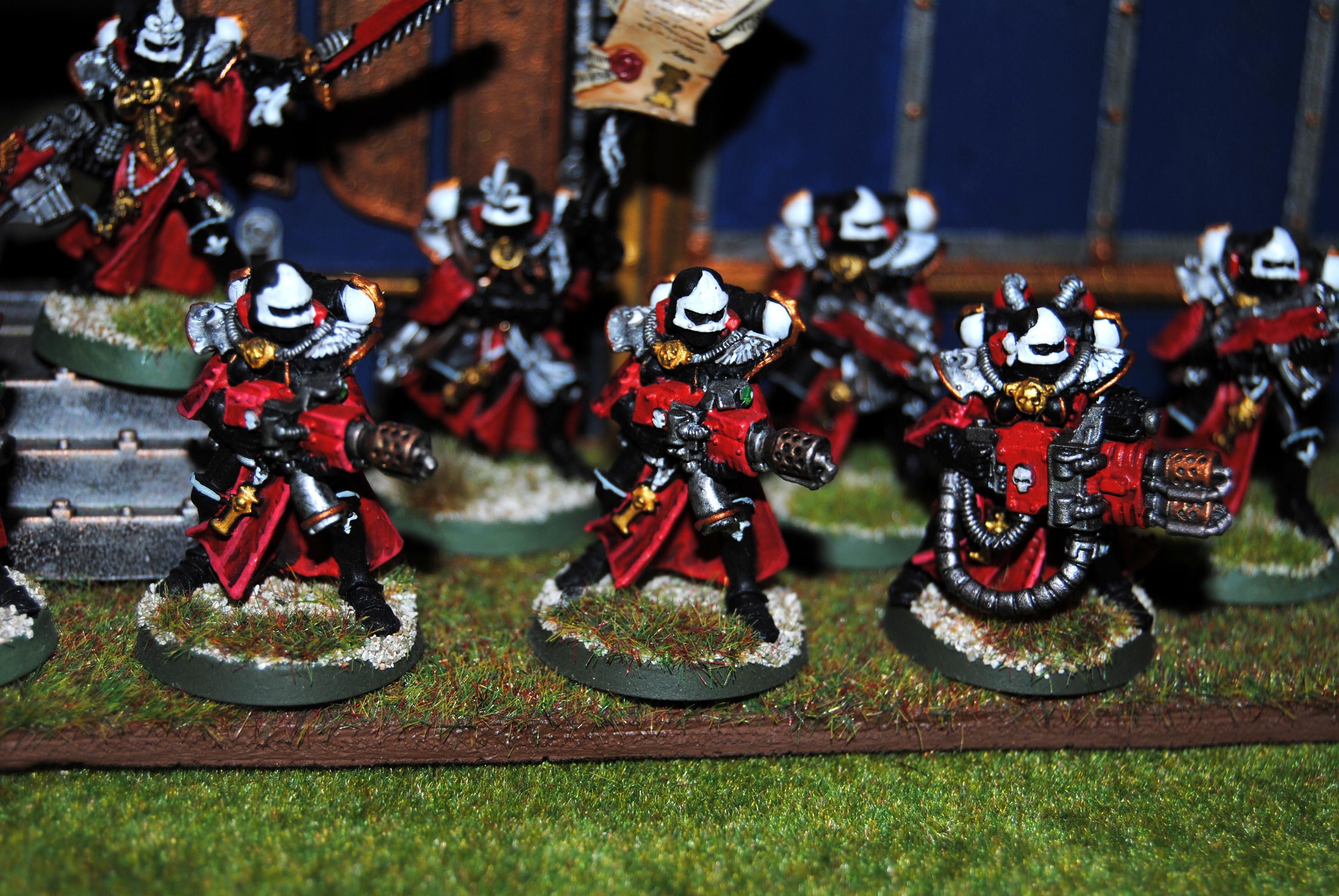 Adepta Sororitas, Celestians, Flamers, Heavy Flamer, Sisters Of Battle, Stormbolters