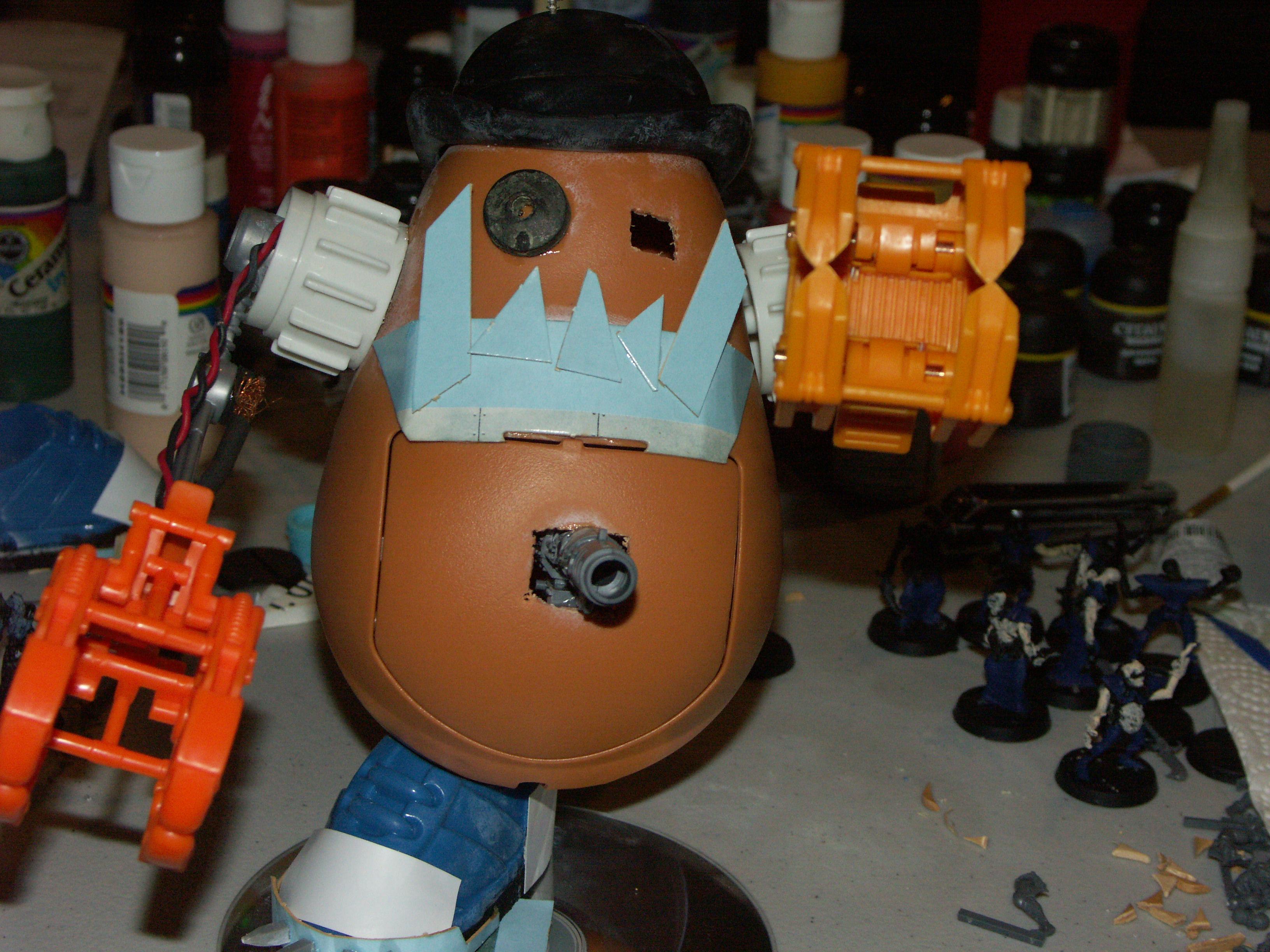 Orks, Scratch Build, Stompa, Tater Titan, Work In Progress