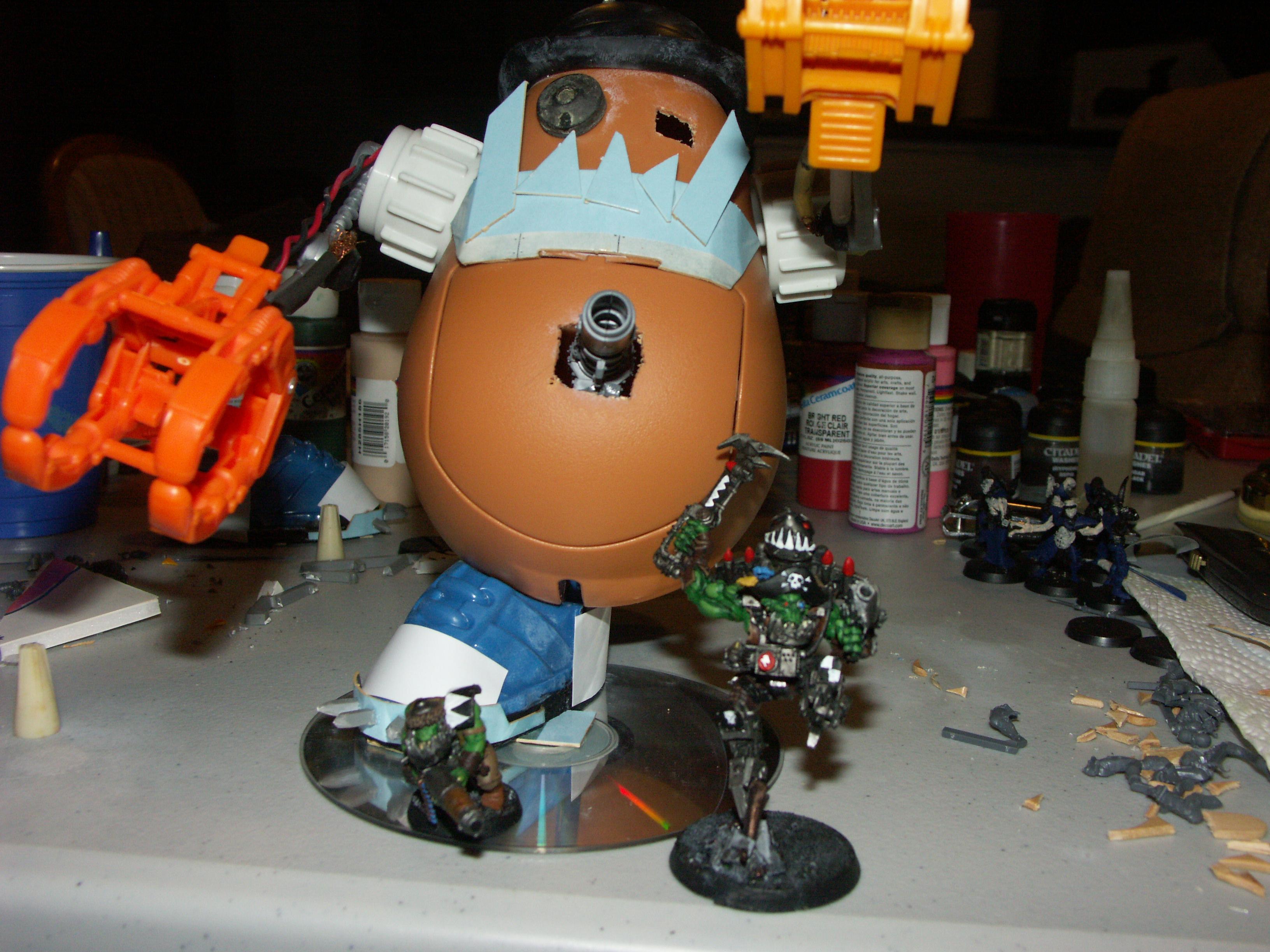 Orks, Scratch Build, Stompa, Tater Titan, Work In Progress