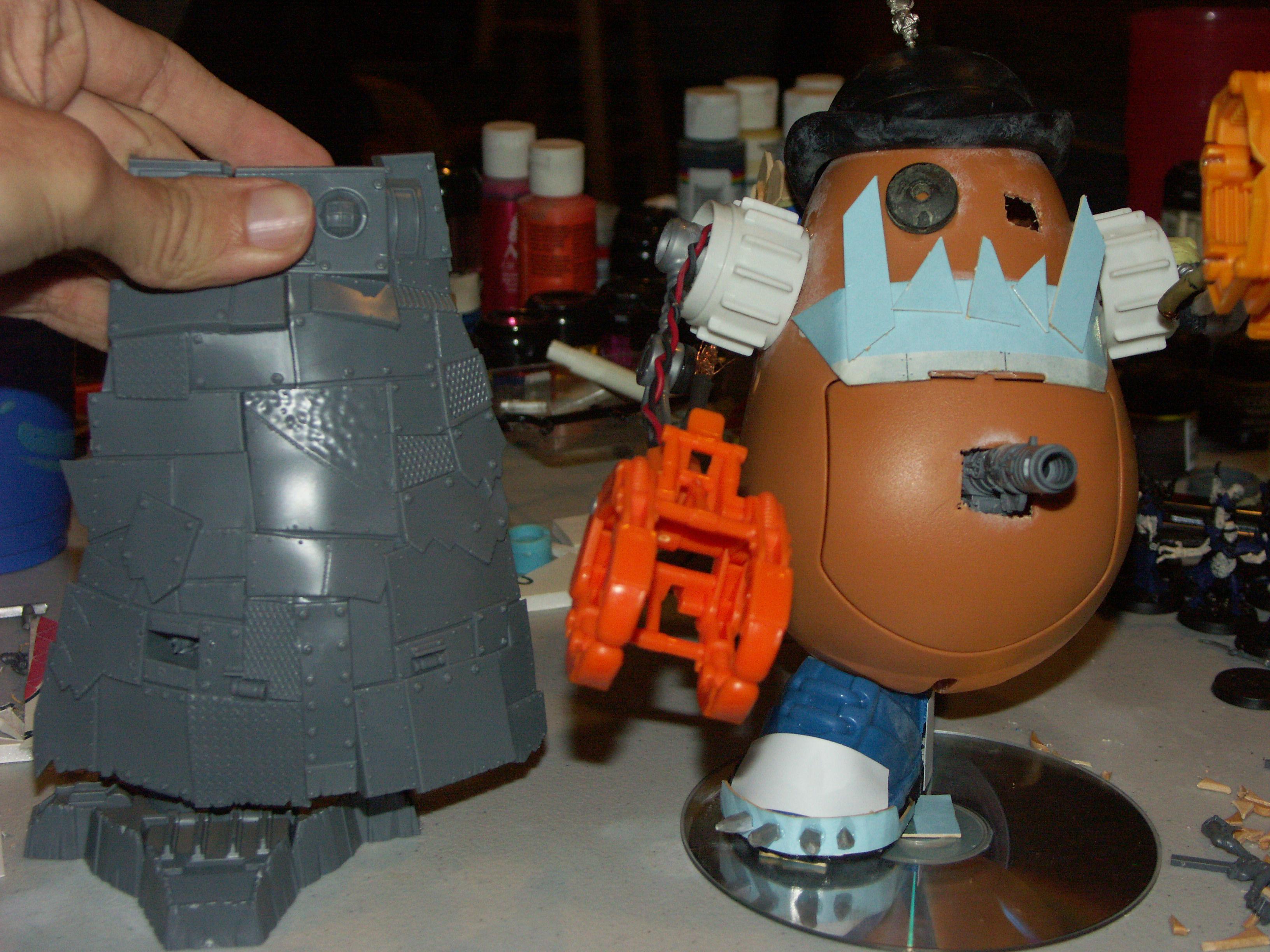 Orks, Scratch Build, Stompa, Tater Titan, Work In Progress