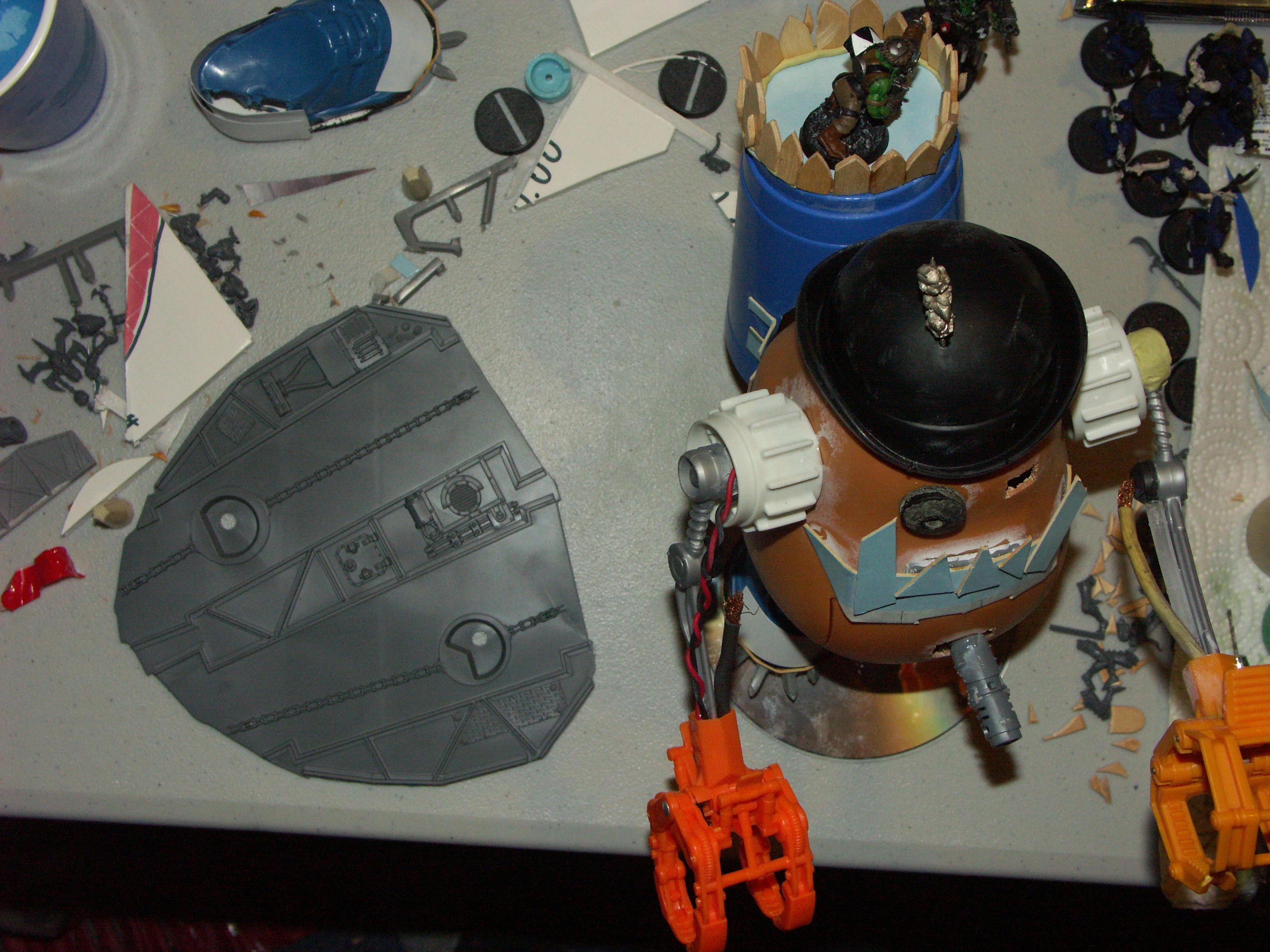 Orks, Scratch Build, Stompa, Tater Titan, Work In Progress