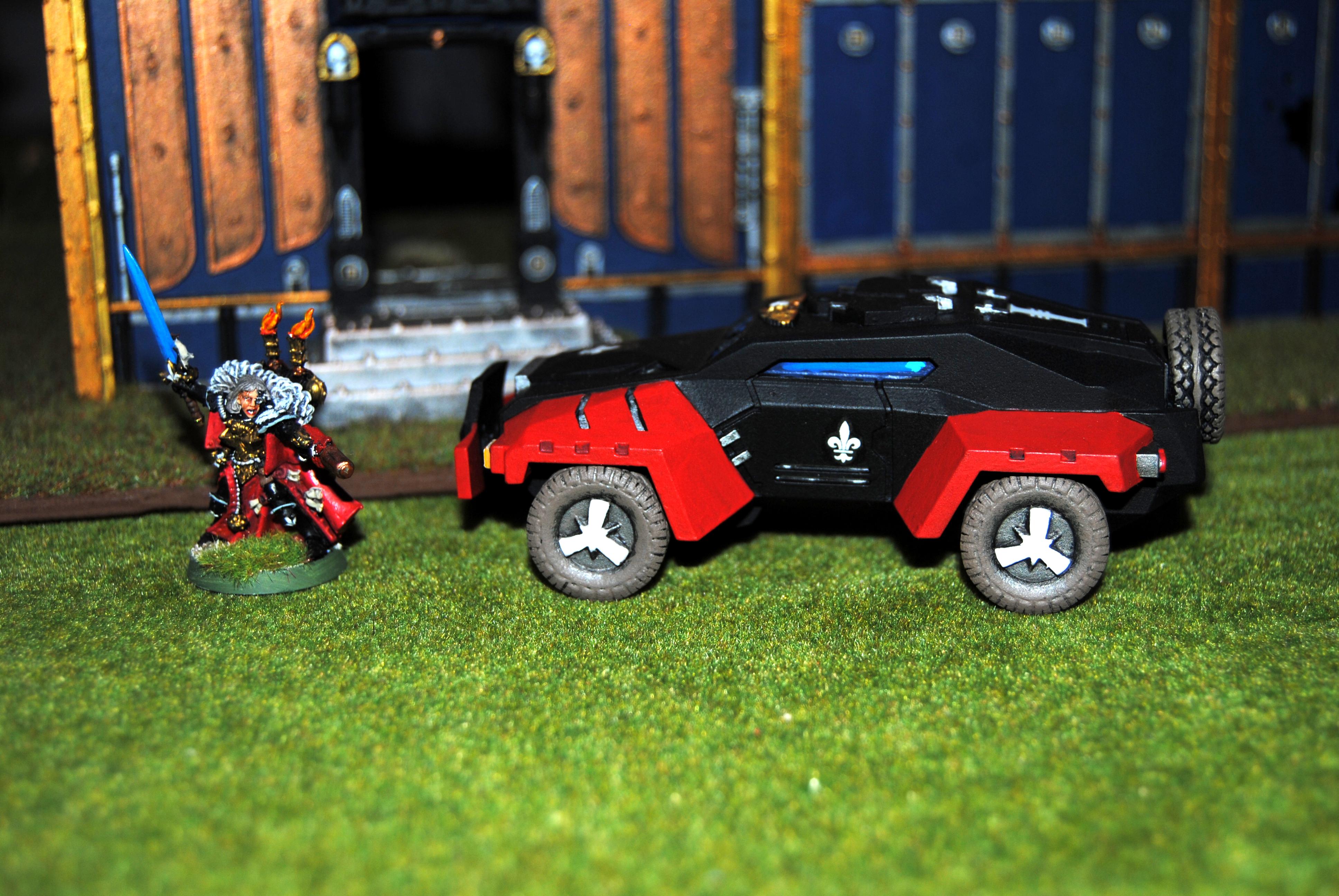 Adepta Sororitas, Anetenocitis Workshop, Canoness, Ground Car, Sisters Of Battle