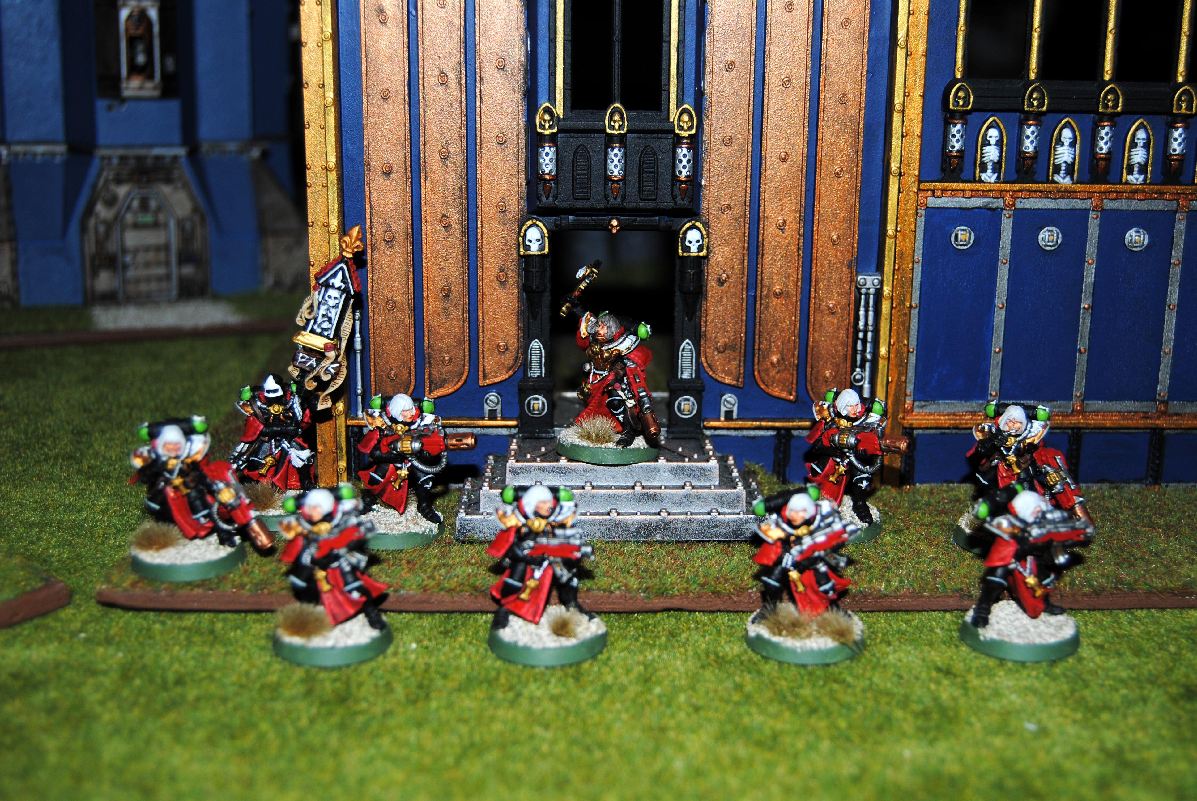 Adepta Sororitas, Dominions, Meltaguns, Simulacrum Imperialis, Sisters Of Battle, Veteran Sister Superior
