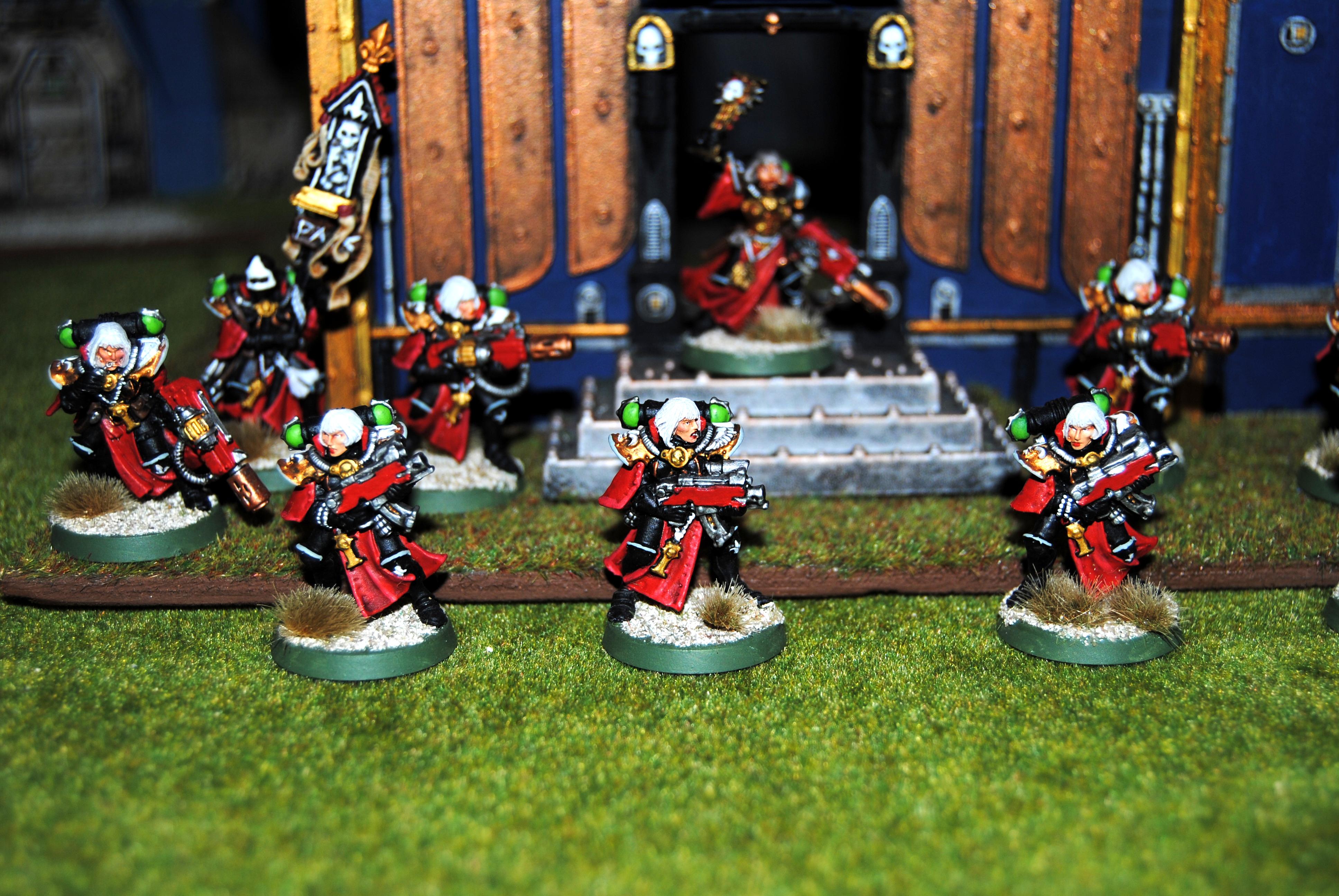 Adepta Sororitas, Dominions, Meltaguns, Simulacrum Imperialis, Sisters Of Battle, Veteran Sister Superior