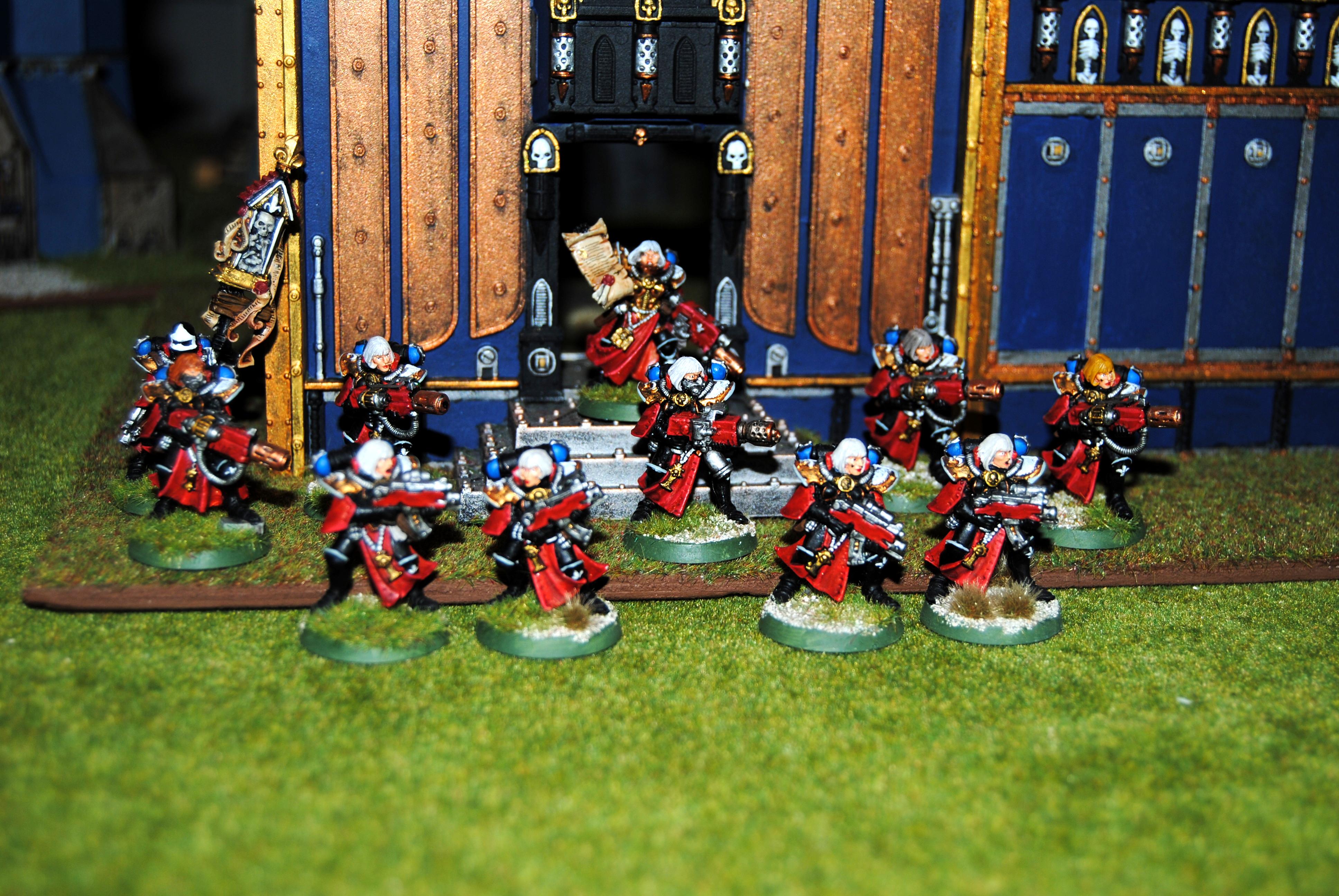Adepta Sororitas, Dominions, Meltaguns, Simulacrum Imperialis, Sisters Of Battle, Veteran Sister Superior