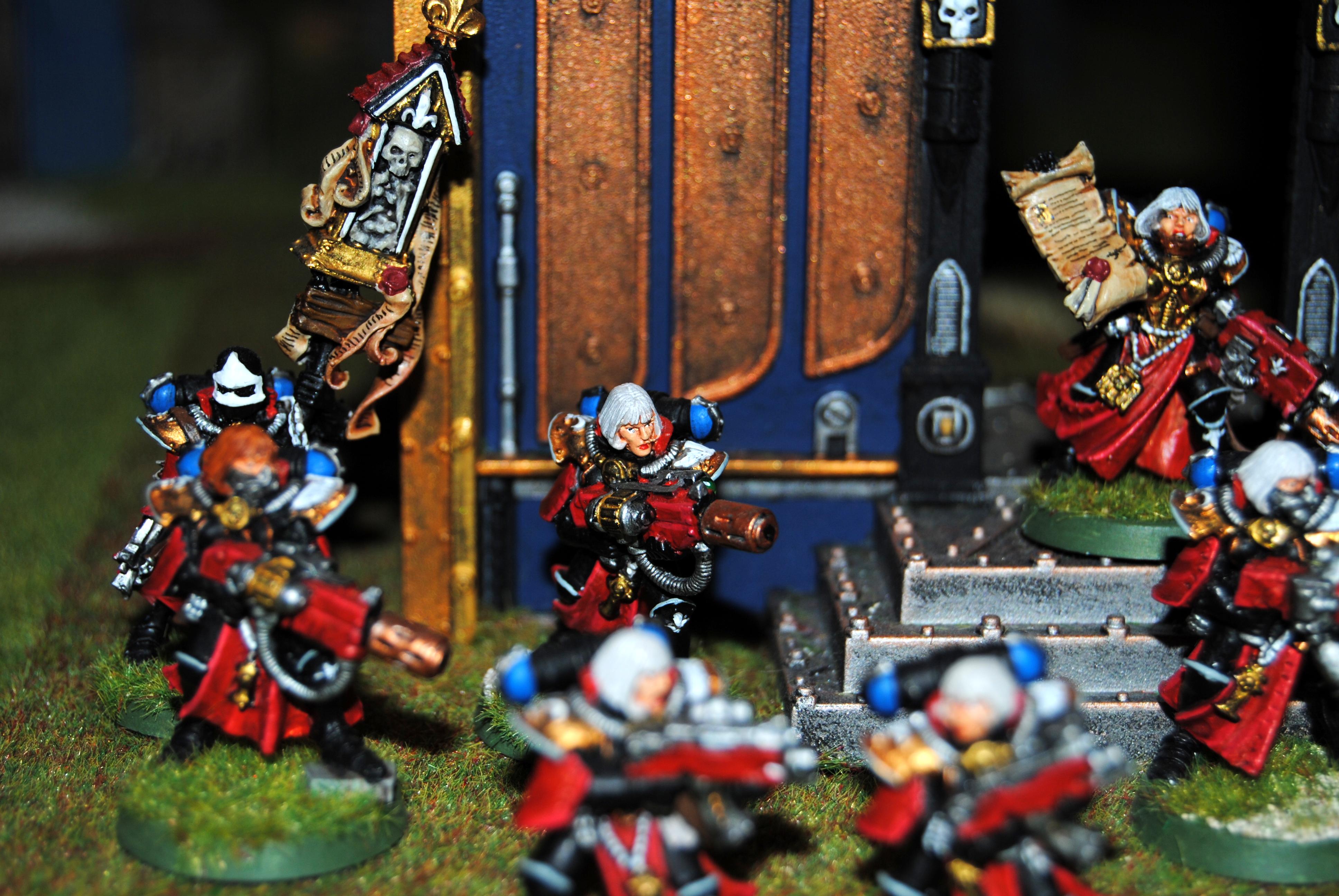 Adepta Sororitas, Dominions, Meltaguns, Simulacrum Imperialis, Sisters Of Battle, Veteran Sister Superior