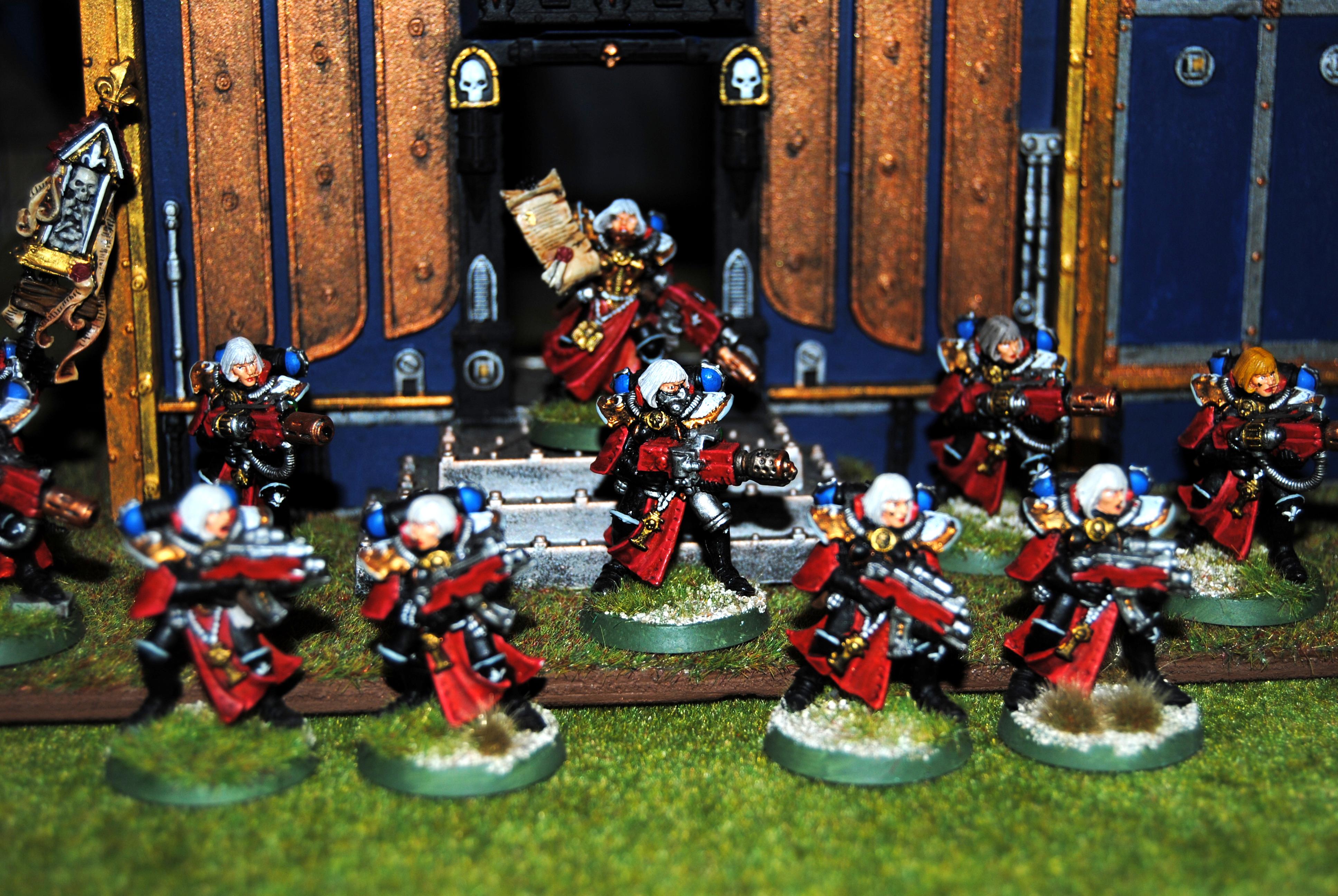 Adepta Sororitas, Dominions, Meltaguns, Simulacrum Imperialis, Sisters Of Battle, Veteran Sister Superior
