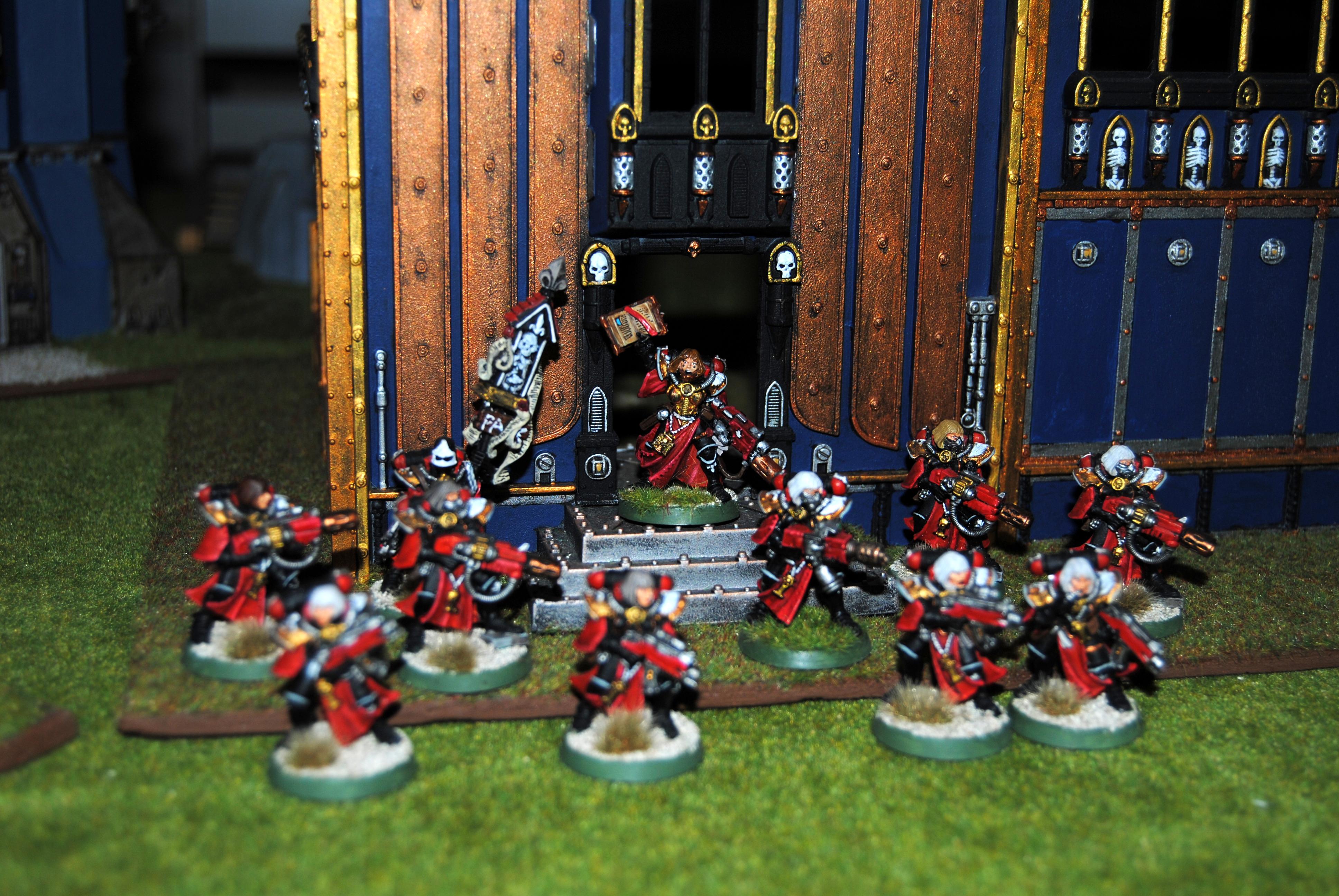 Adepta Sororitas, Dominions, Meltaguns, Sisters Of Battle, Veteran Sister Superior