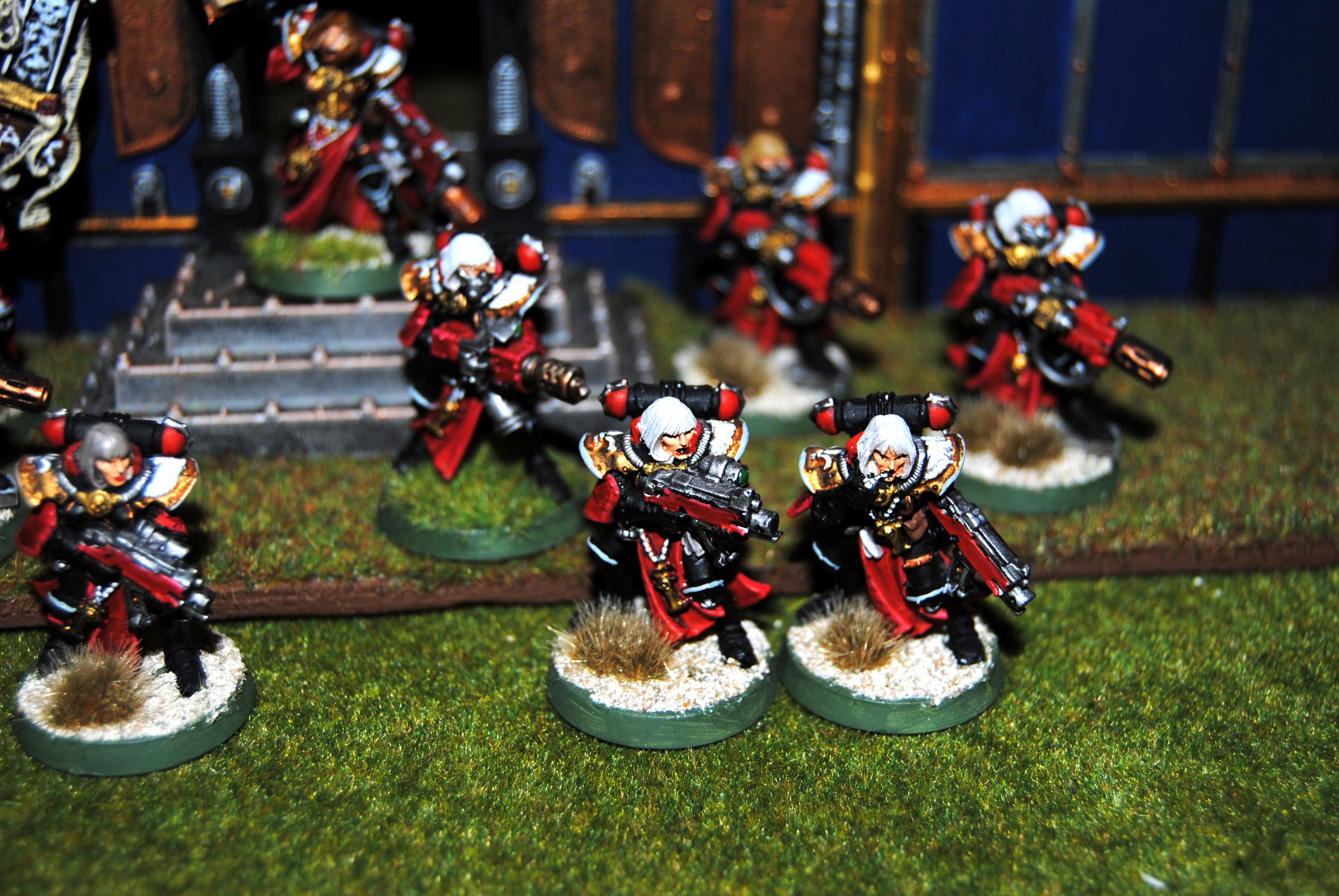 Adepta Sororitas, Dominions, Meltaguns, Sisters Of Battle, Veteran Sister Superior