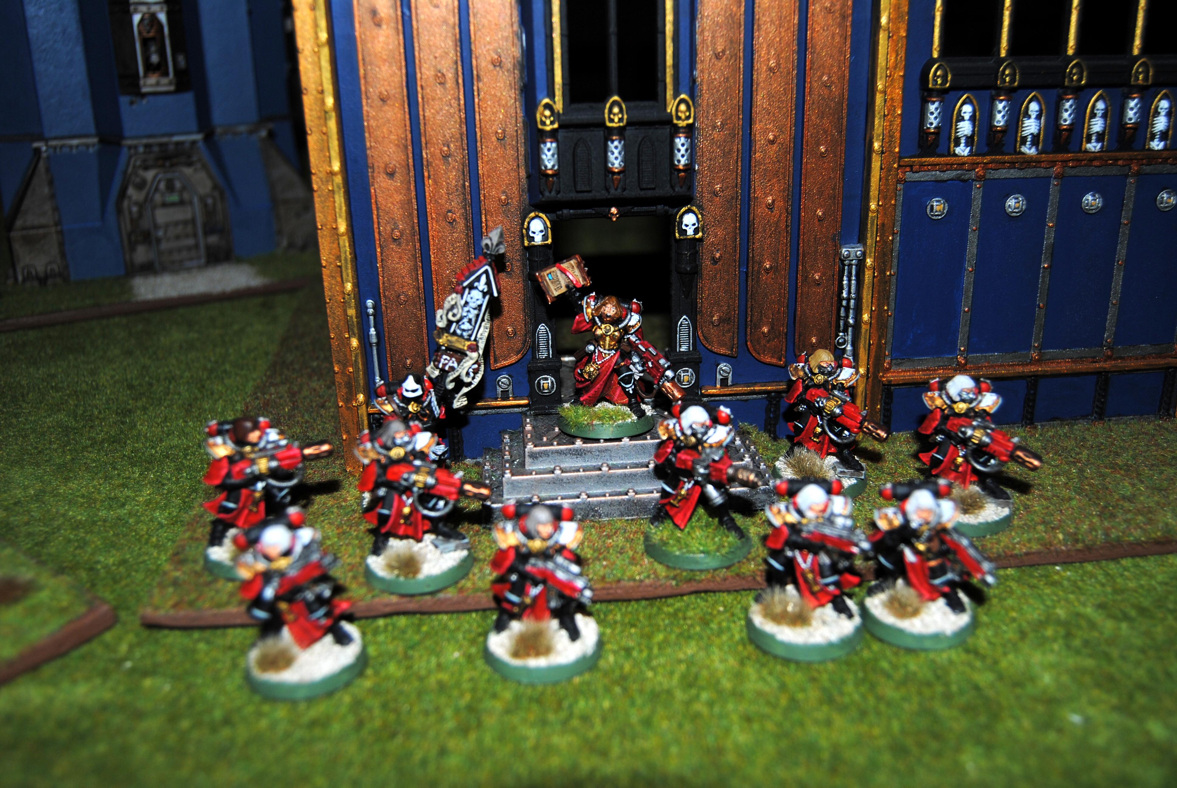 Adepta Sororitas, Dominions, Meltaguns, Sisters Of Battle, Veteran Sister Superior
