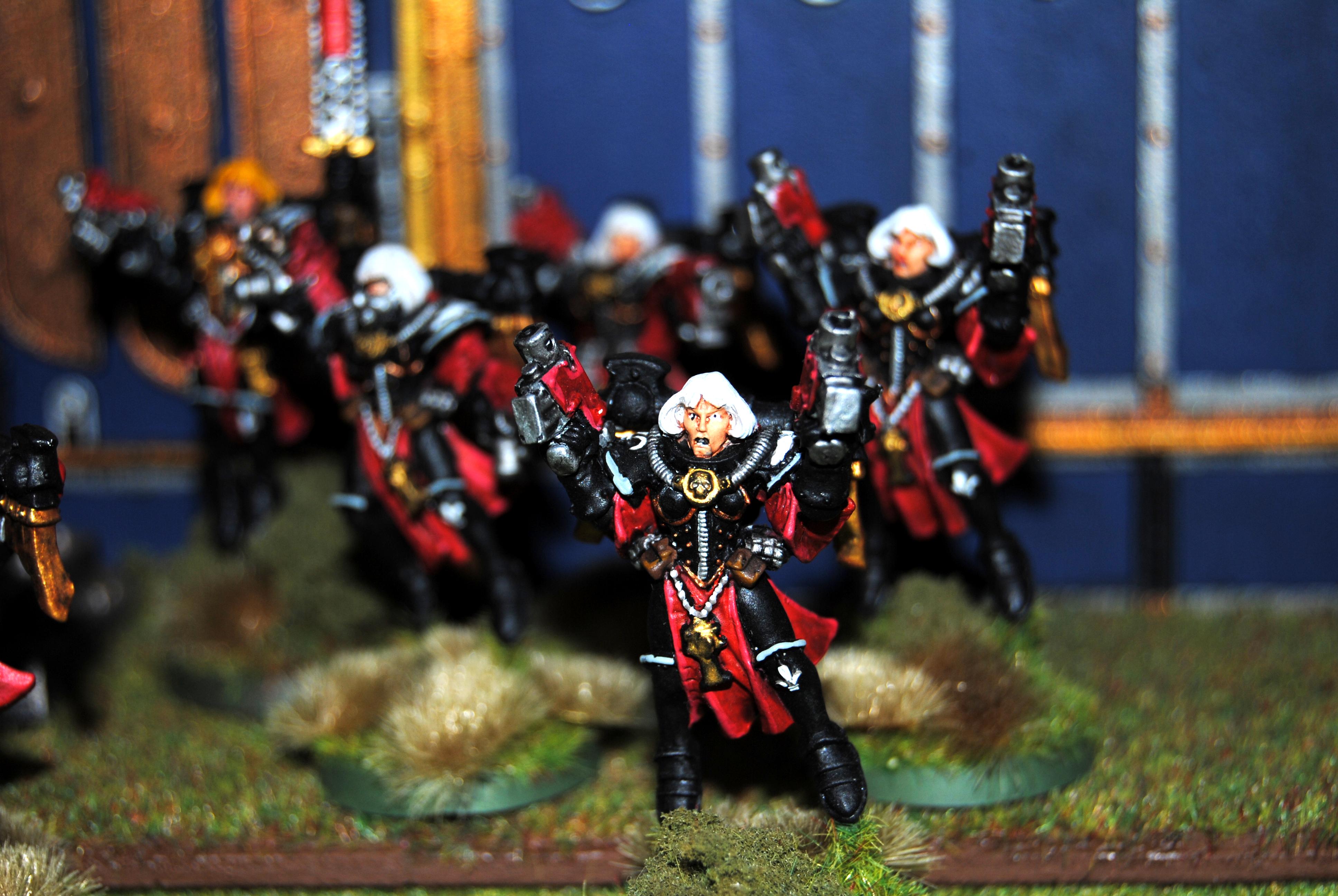 Adepta Sororitas, Hand Flamers, Inferno Pistols, Seraphim, Sisters Of Battle, Veteran Seraphim Superior