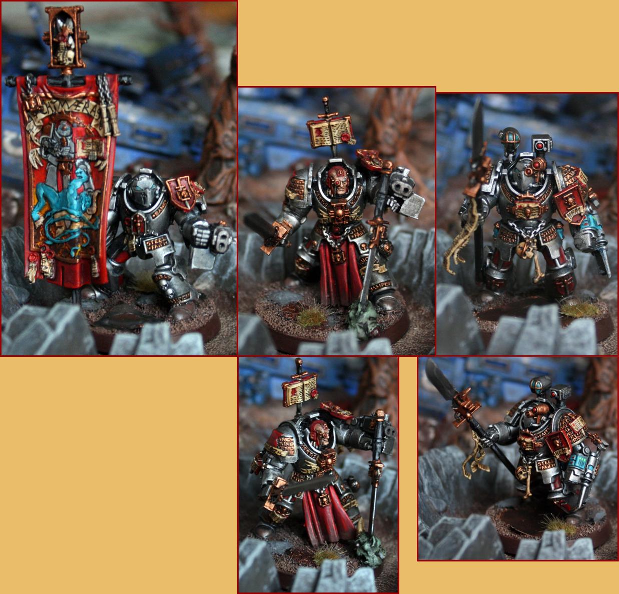 Apothicary, Arkaal, Banner, Paladin, Terminator Armor