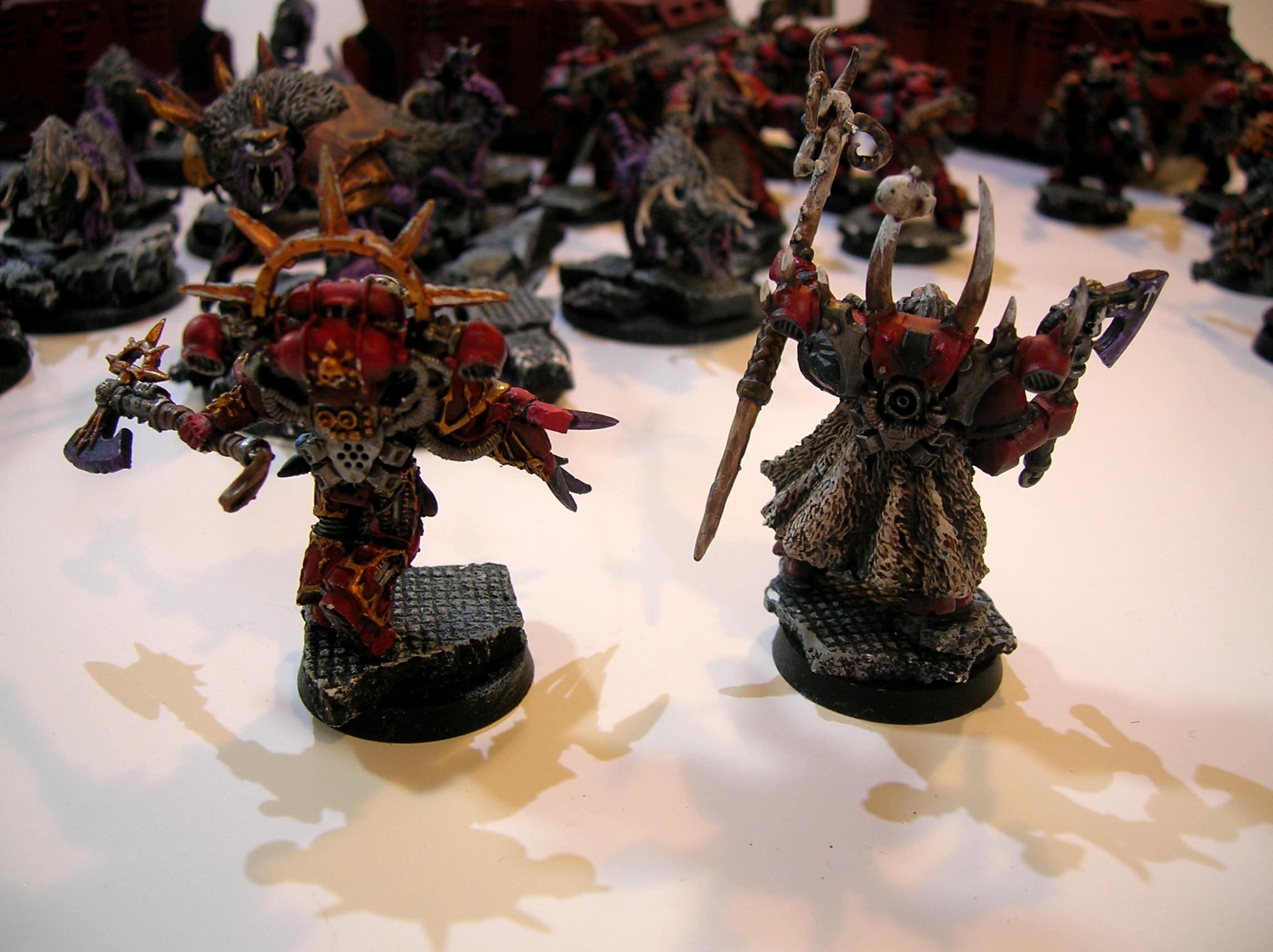 Chaos. Red Corsairs, Huron, Rune Priest, Space Wolves