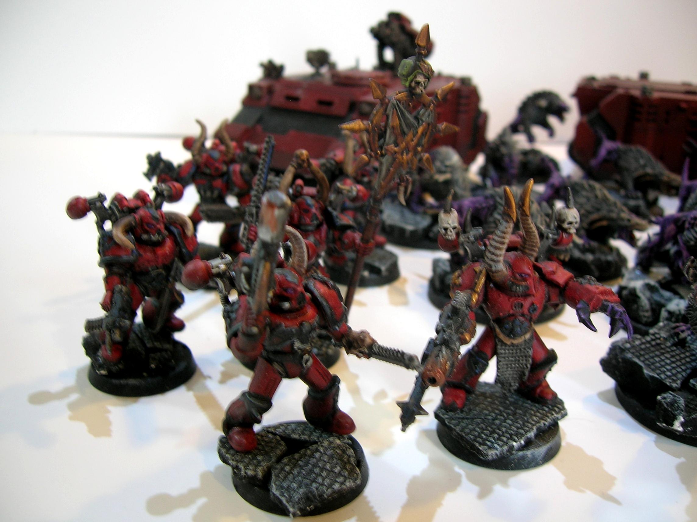 Chaos. Red Corsairs, Huron, Rune Priest, Space Wolves