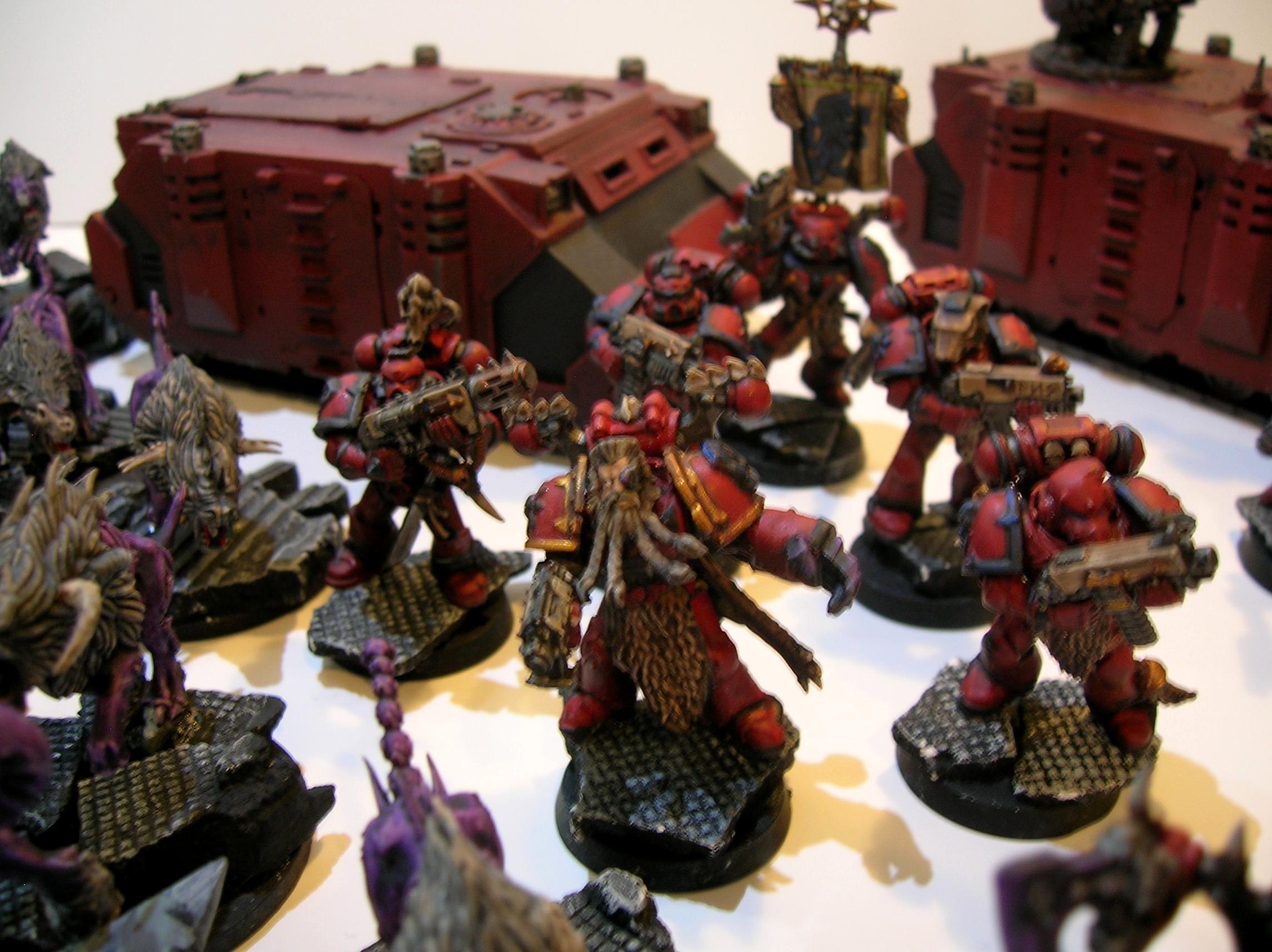 Chaos. Red Corsairs, Huron, Rune Priest, Space Wolves