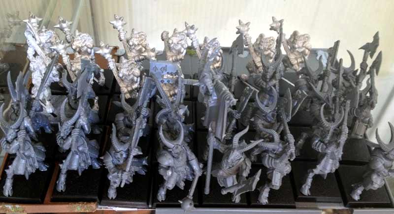 Beastmen Army, Start, Unpainted