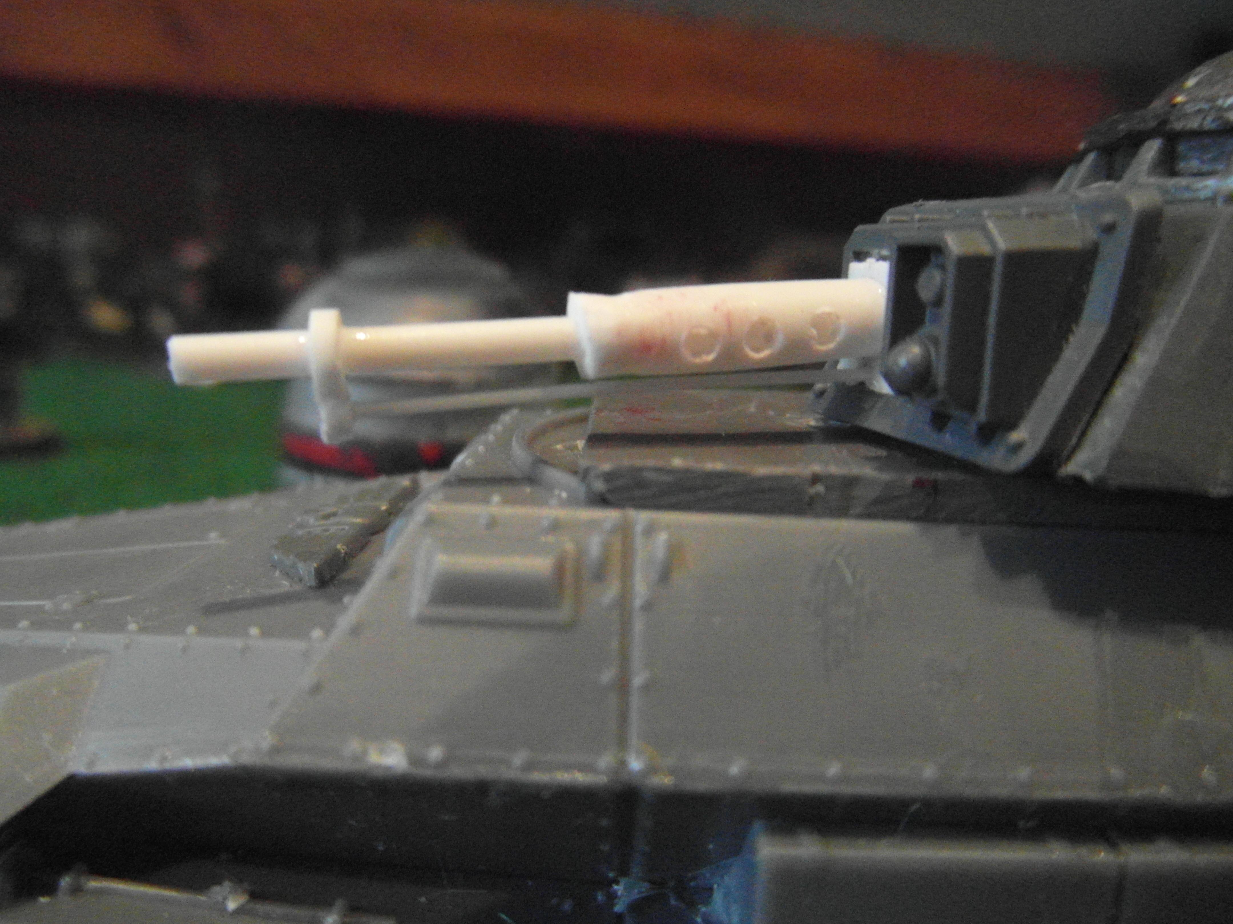 I have used plasticard rods to assemble an alternate heavy stubber