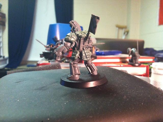 Samurai in ZOCOM armor back
