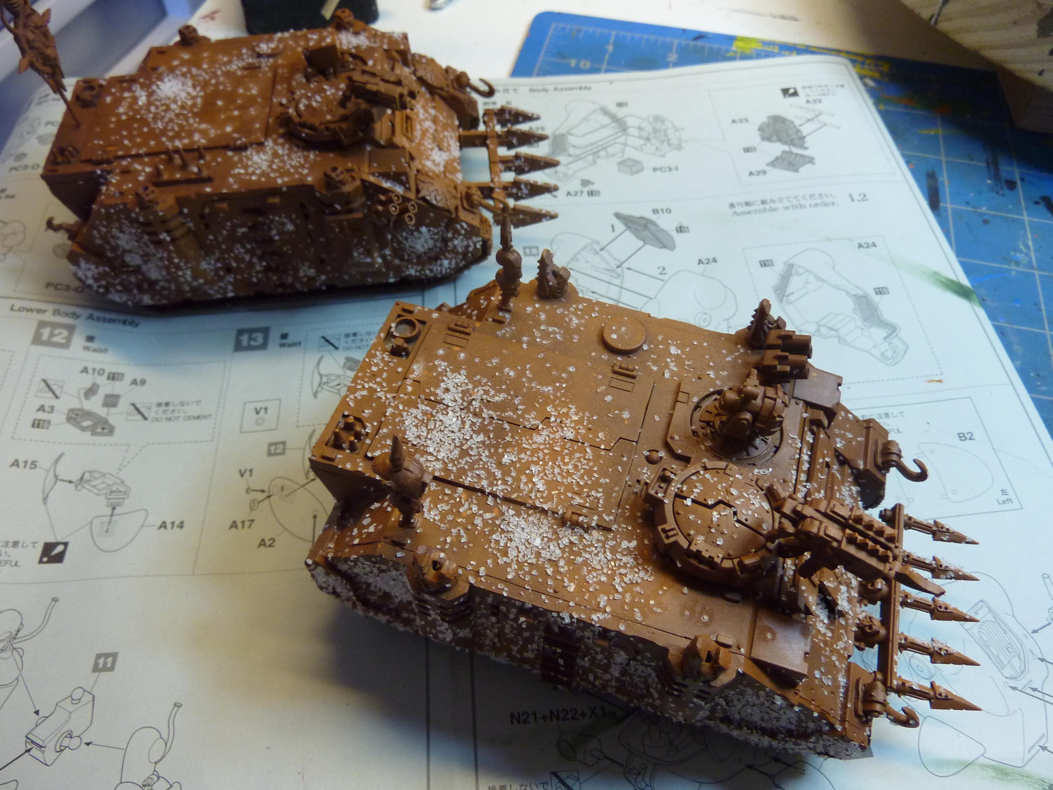Salt weathering