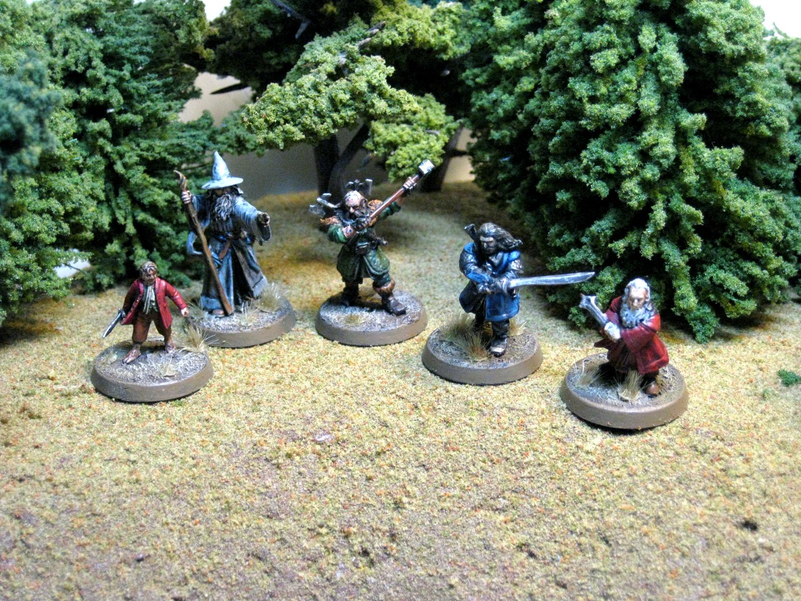 Balin, Bilbo, Dwalin, Gandalf The Grey, Hobbit, Lord Of The Rings, Thrin