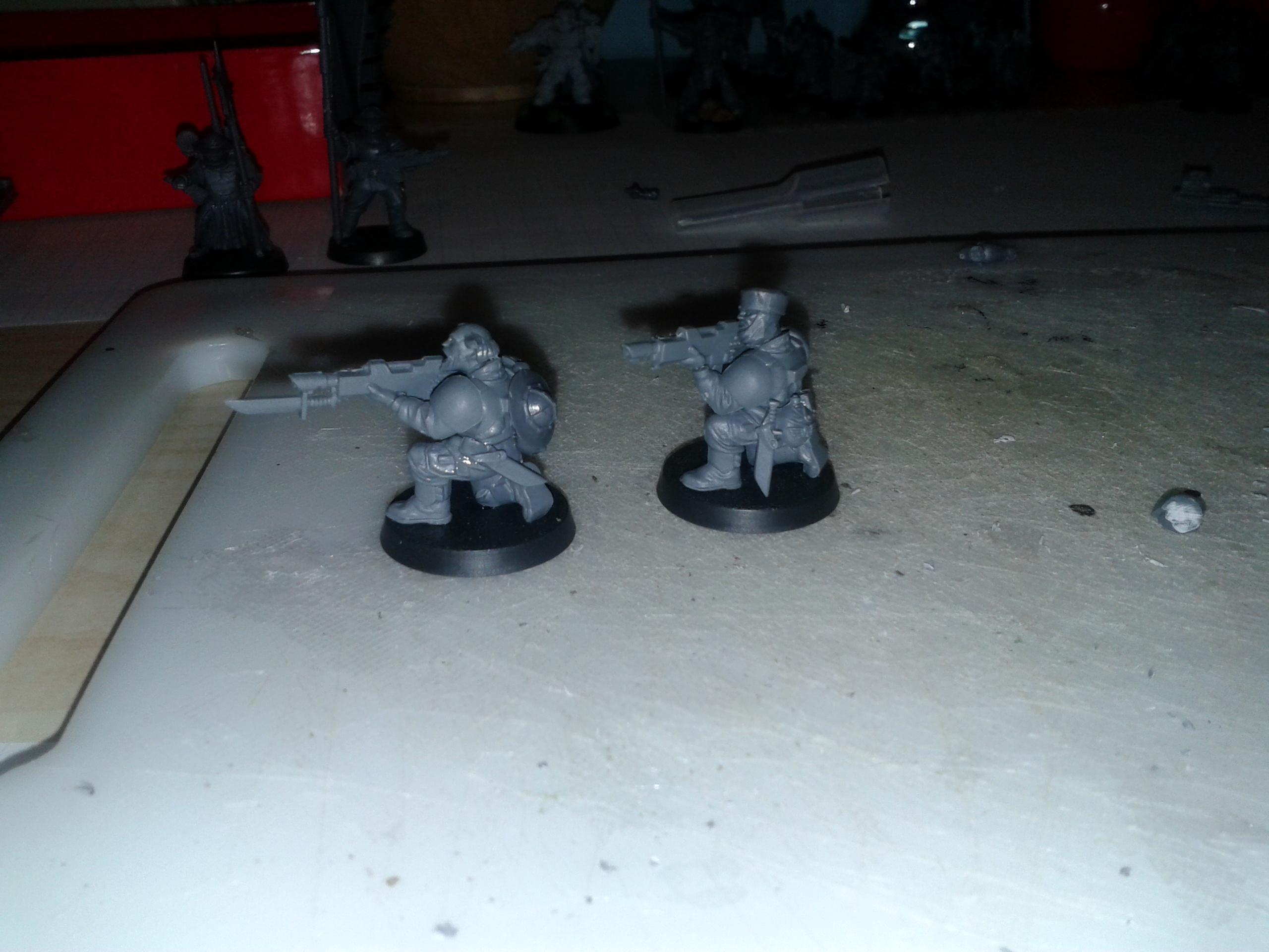 Bretonnians, Brettonian 40k, Brettonian Conversion, Imperial Guard, Imperial Guard Conversion