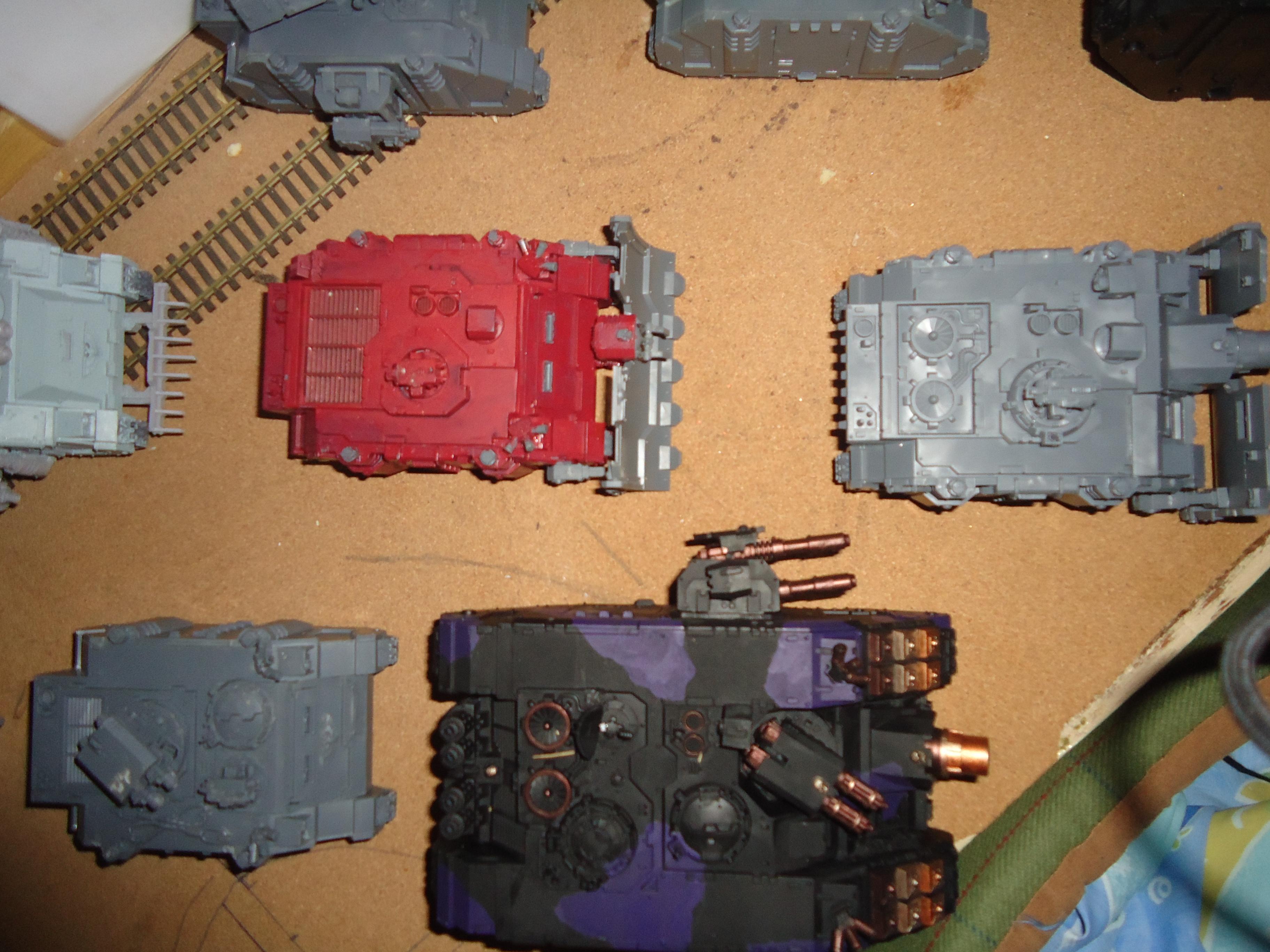 Ares, Land Raider, Razorback, Rhino, Techmarine