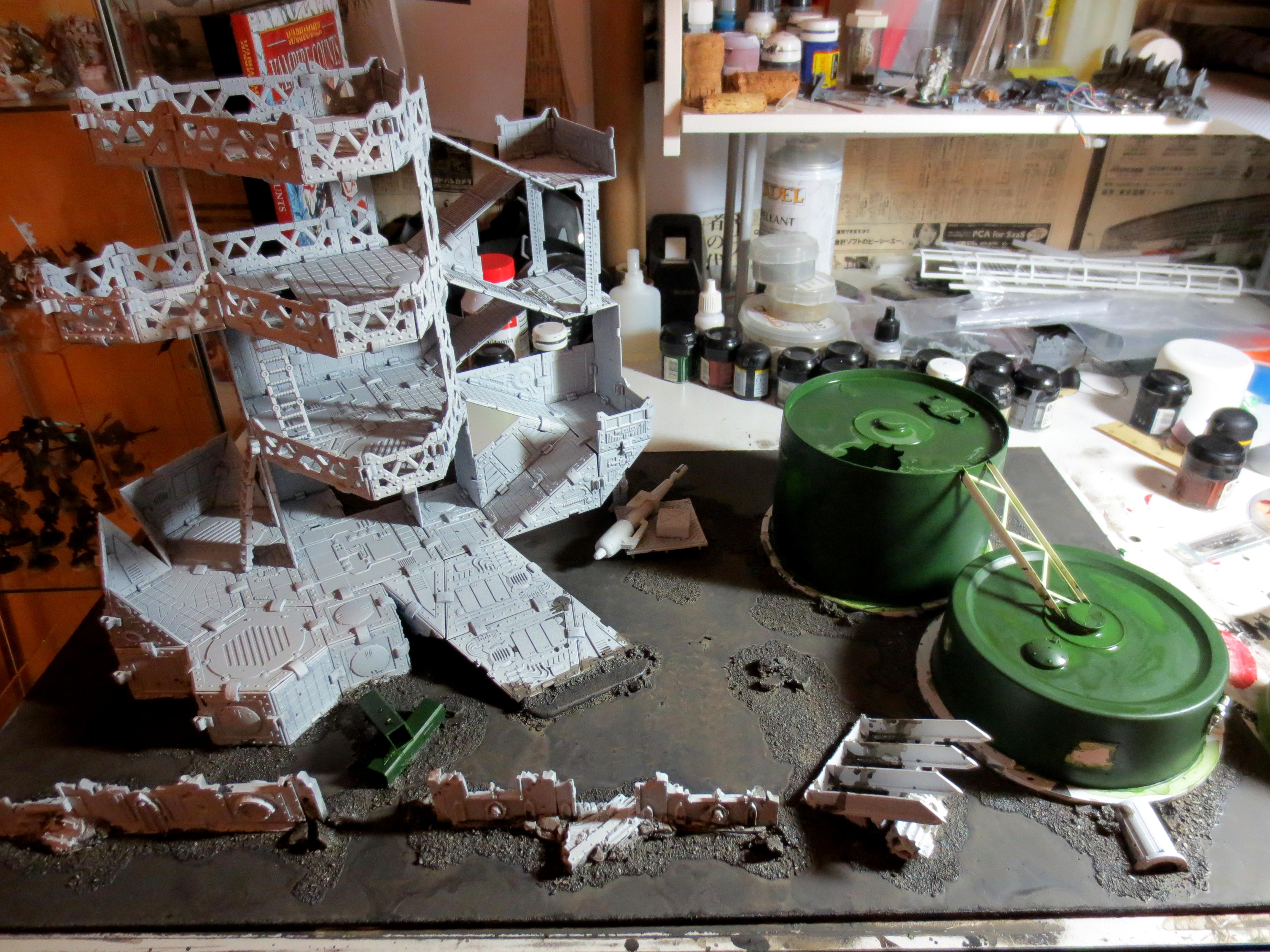 Inquisimunda, Necromunda, Terrain, Warhammer 40,000, Work In Progress