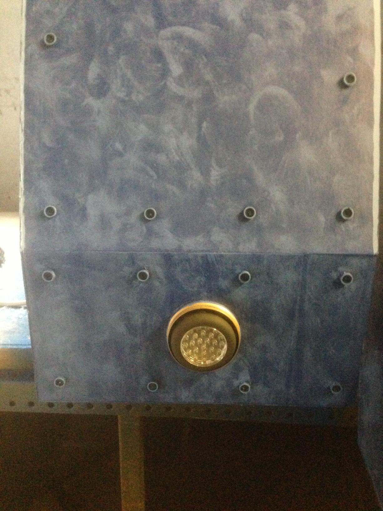 thinking weather to put a speaker or a light in this spot. more thought needed here