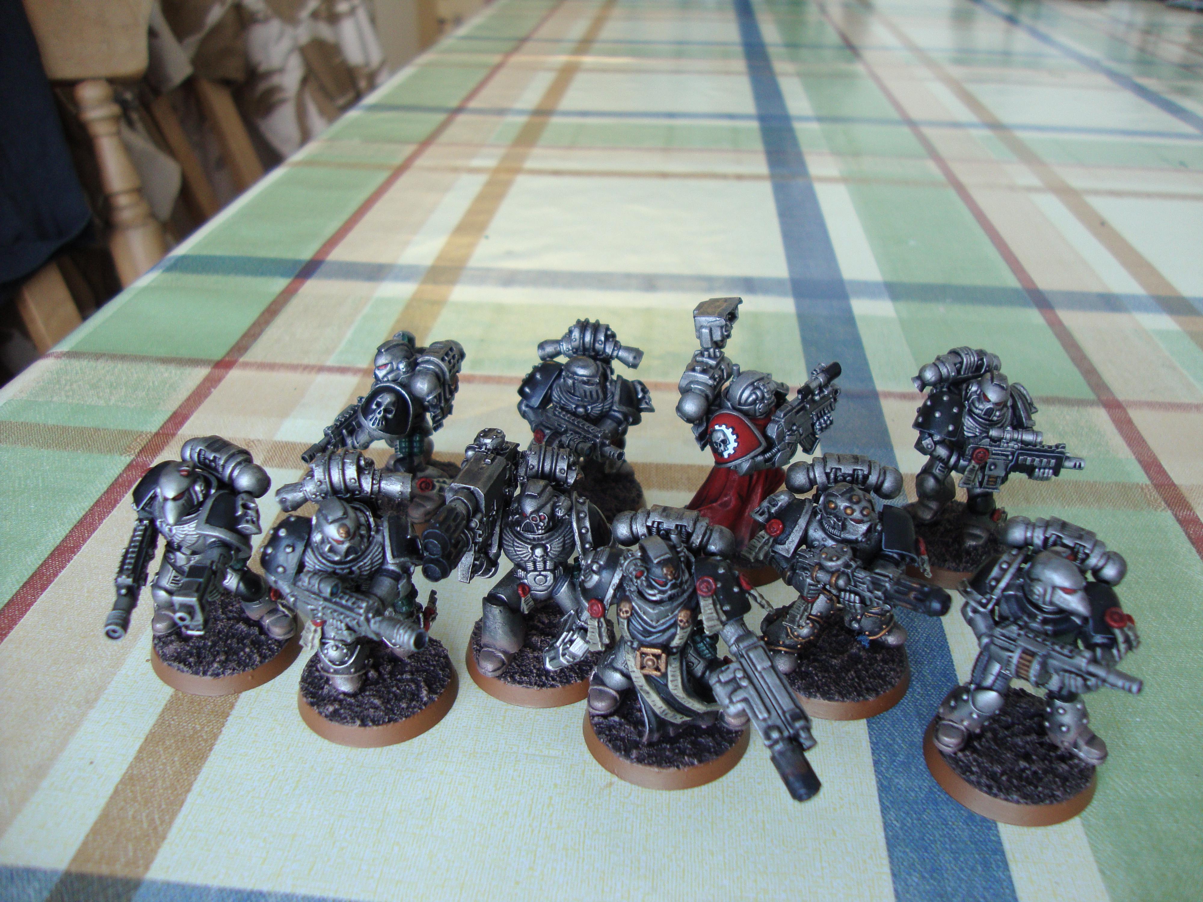 Metal, Space Marines, Squad, Tactical, Tech Preist
