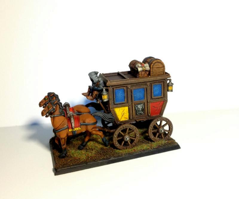 Cart, Horse, Mordheim, Vehicle, Wfb